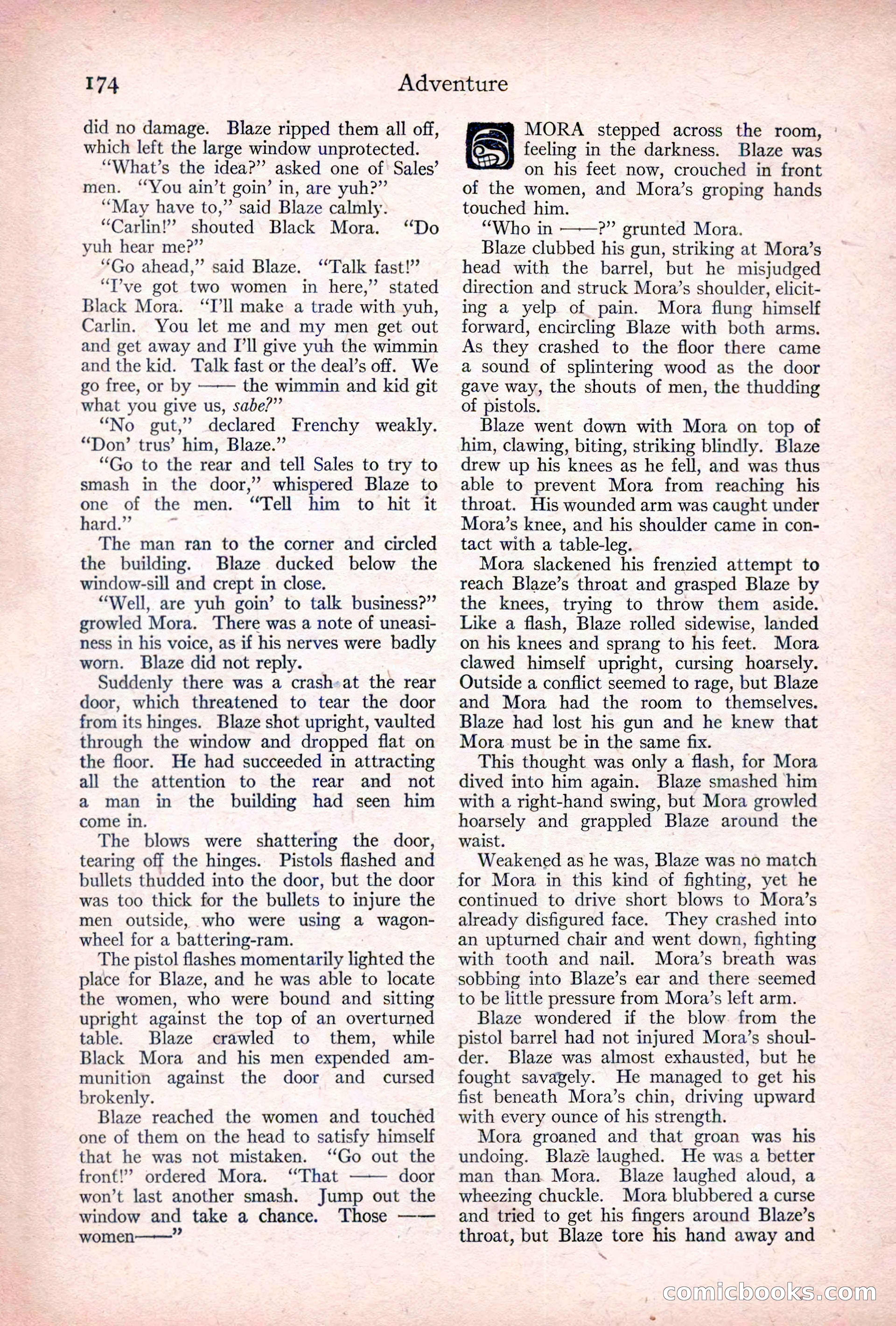 Adventure, January 20, 1922 — page 176 of 196
