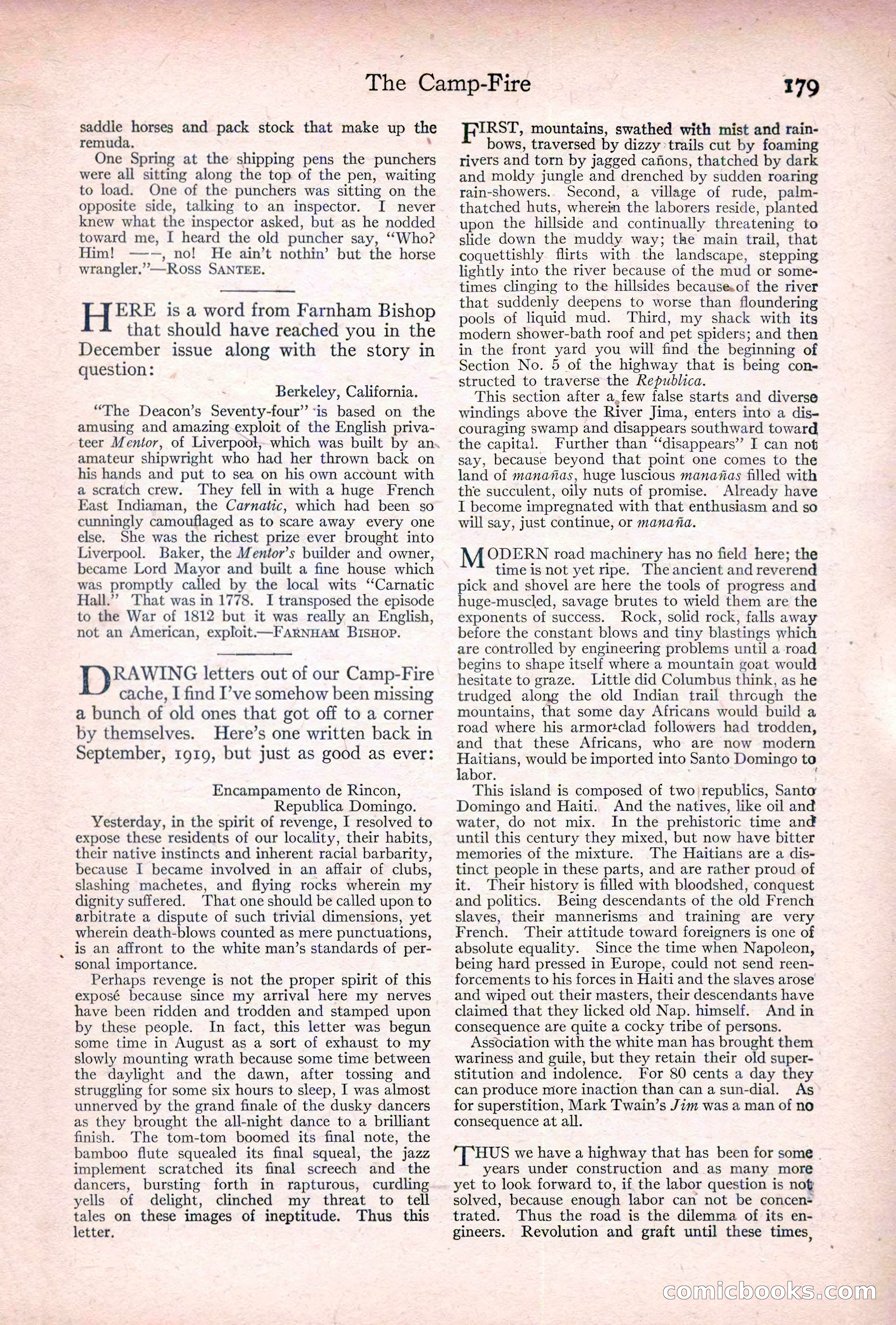 Adventure, January 20, 1922 — page 181 of 196