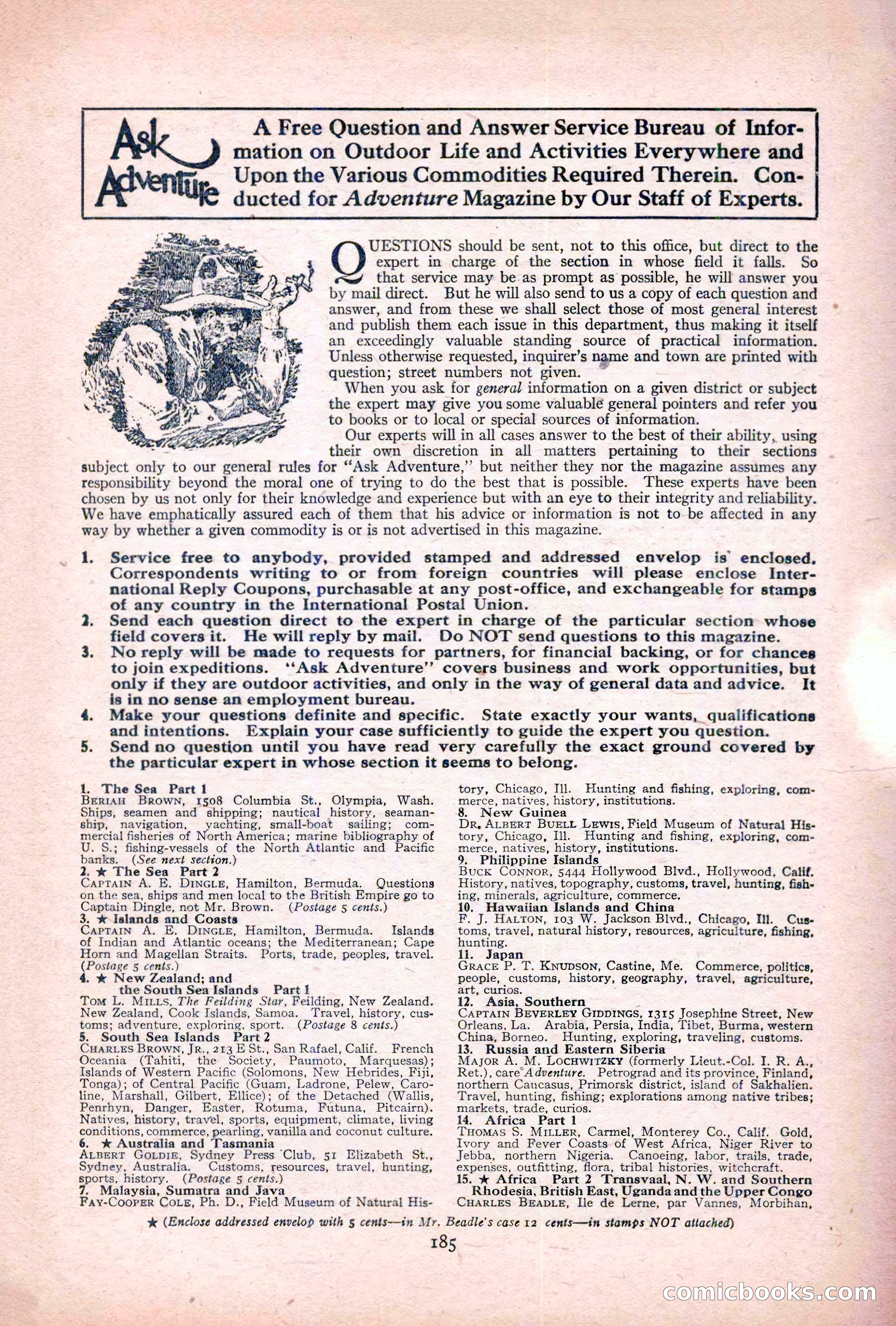 Adventure, January 20, 1922 — page 187 of 196