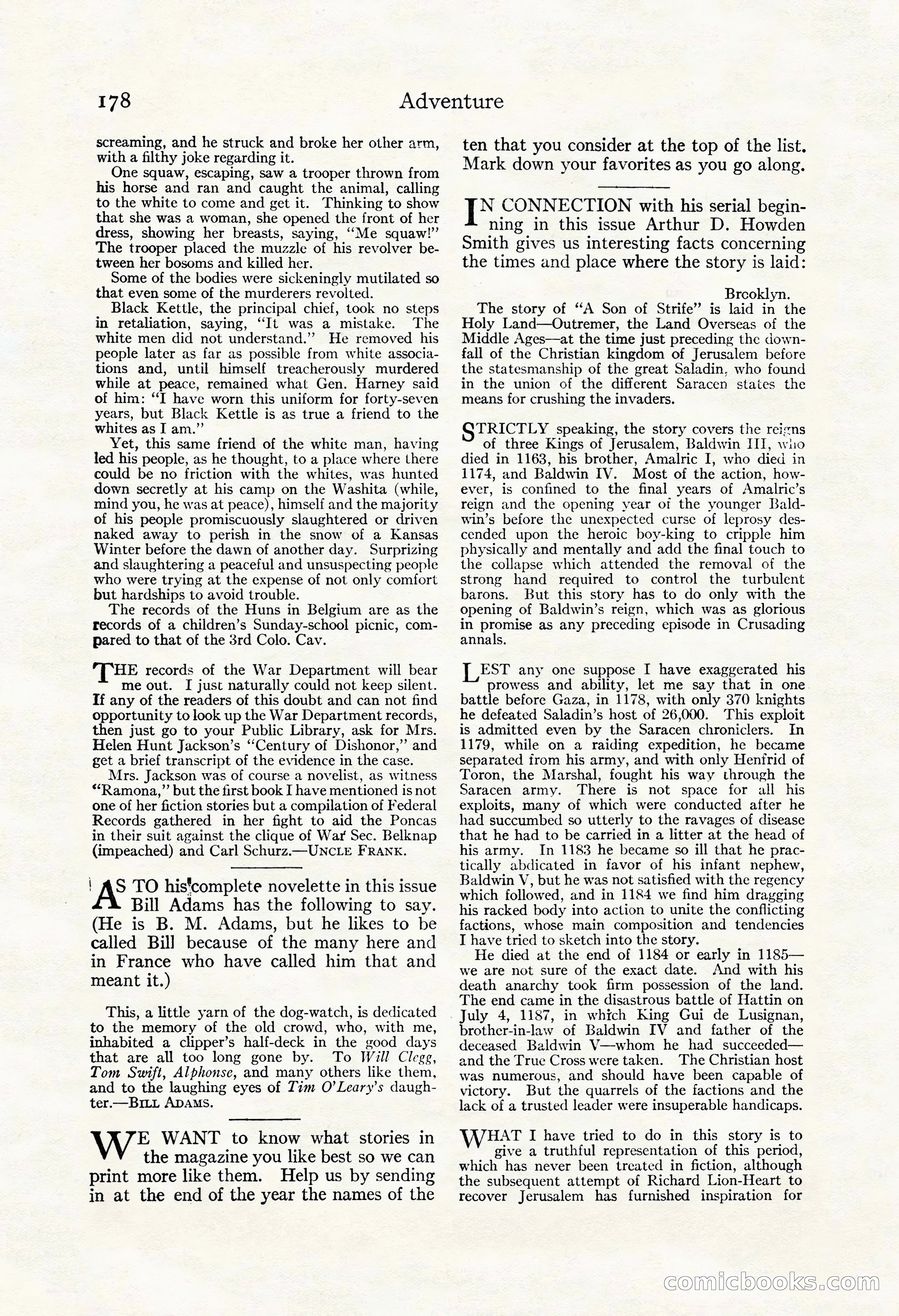 Adventure Magazine Cover — page 186 of 202