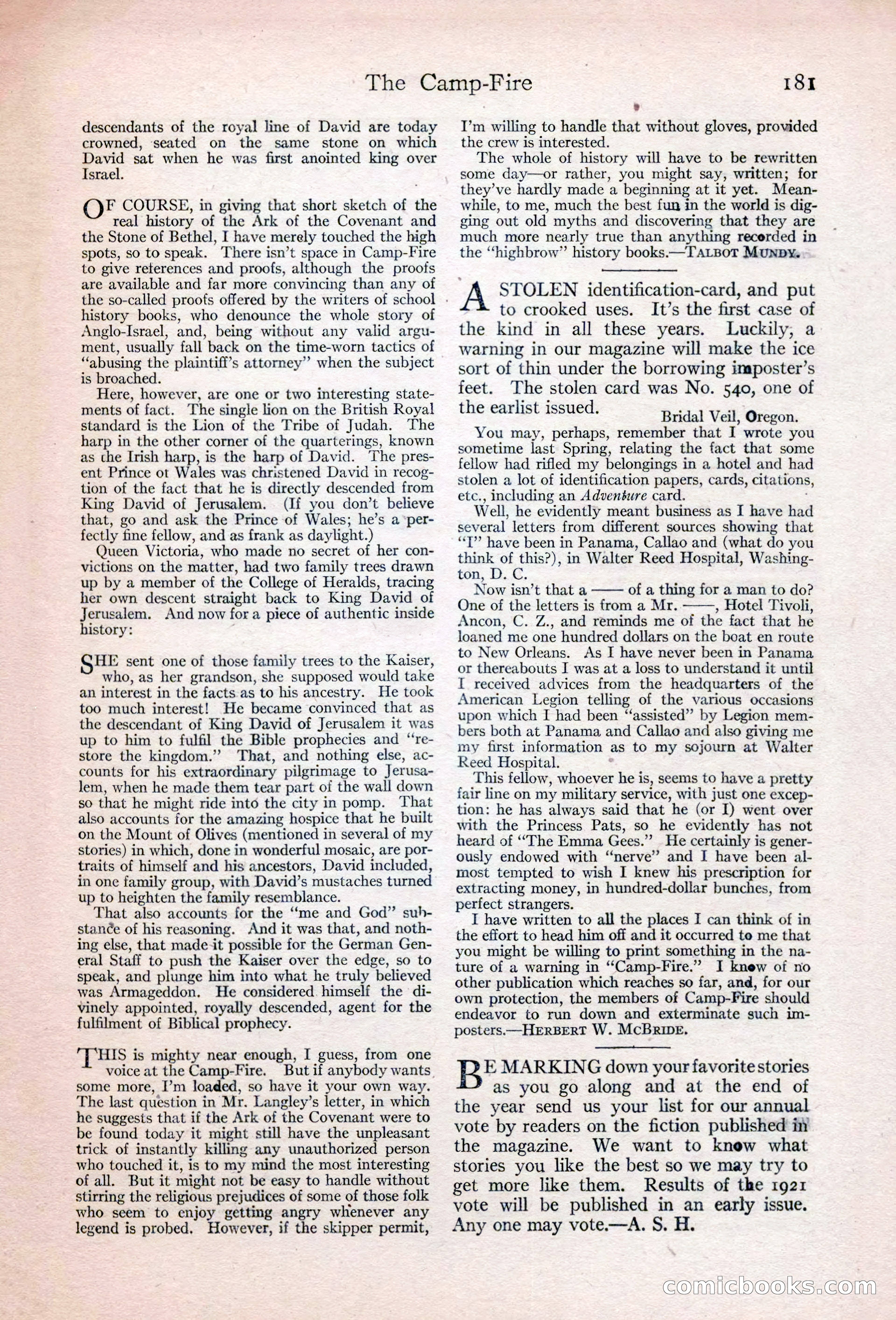 Adventure Magazine Cover — page 187 of 200