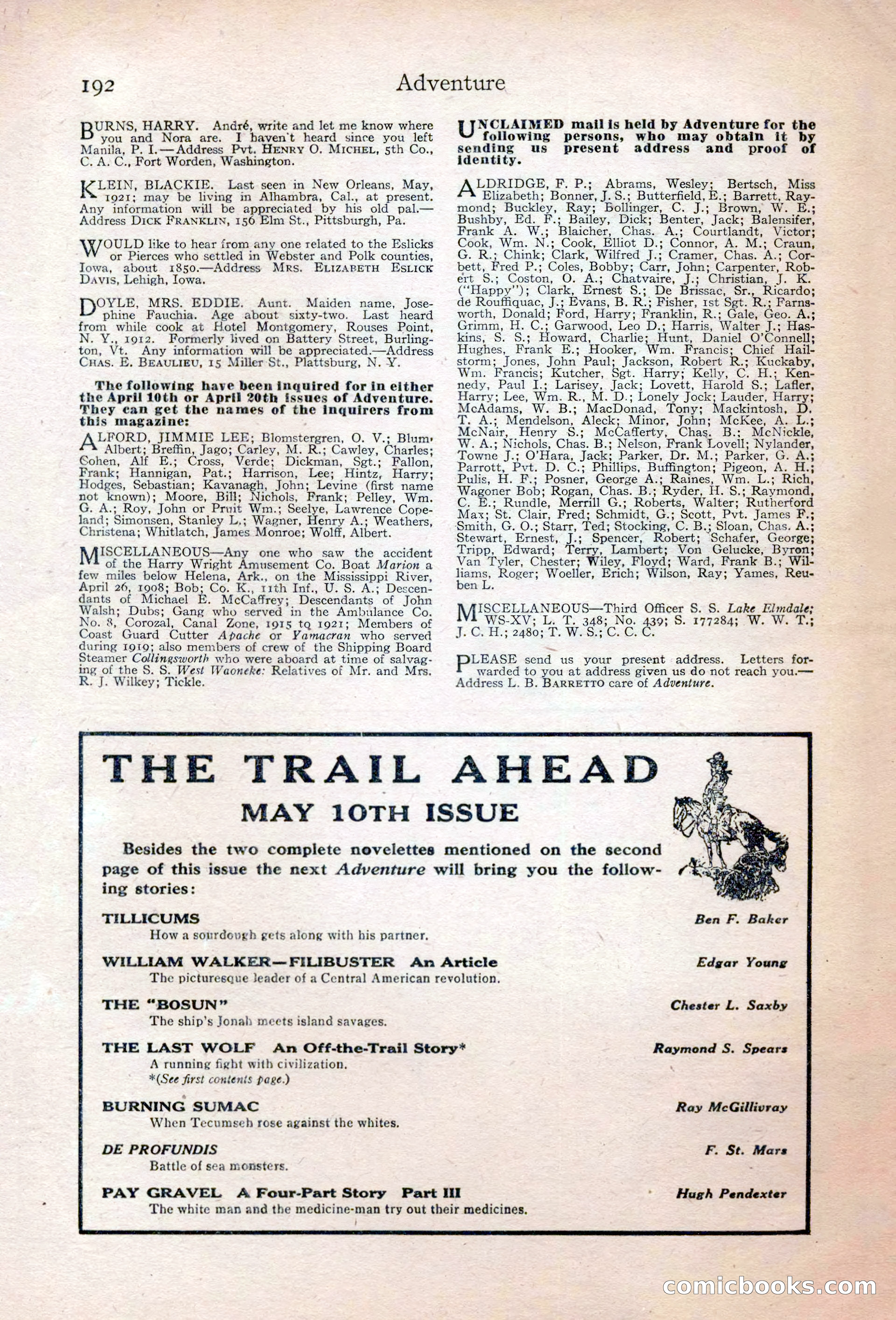Adventure Magazine Cover — page 198 of 200