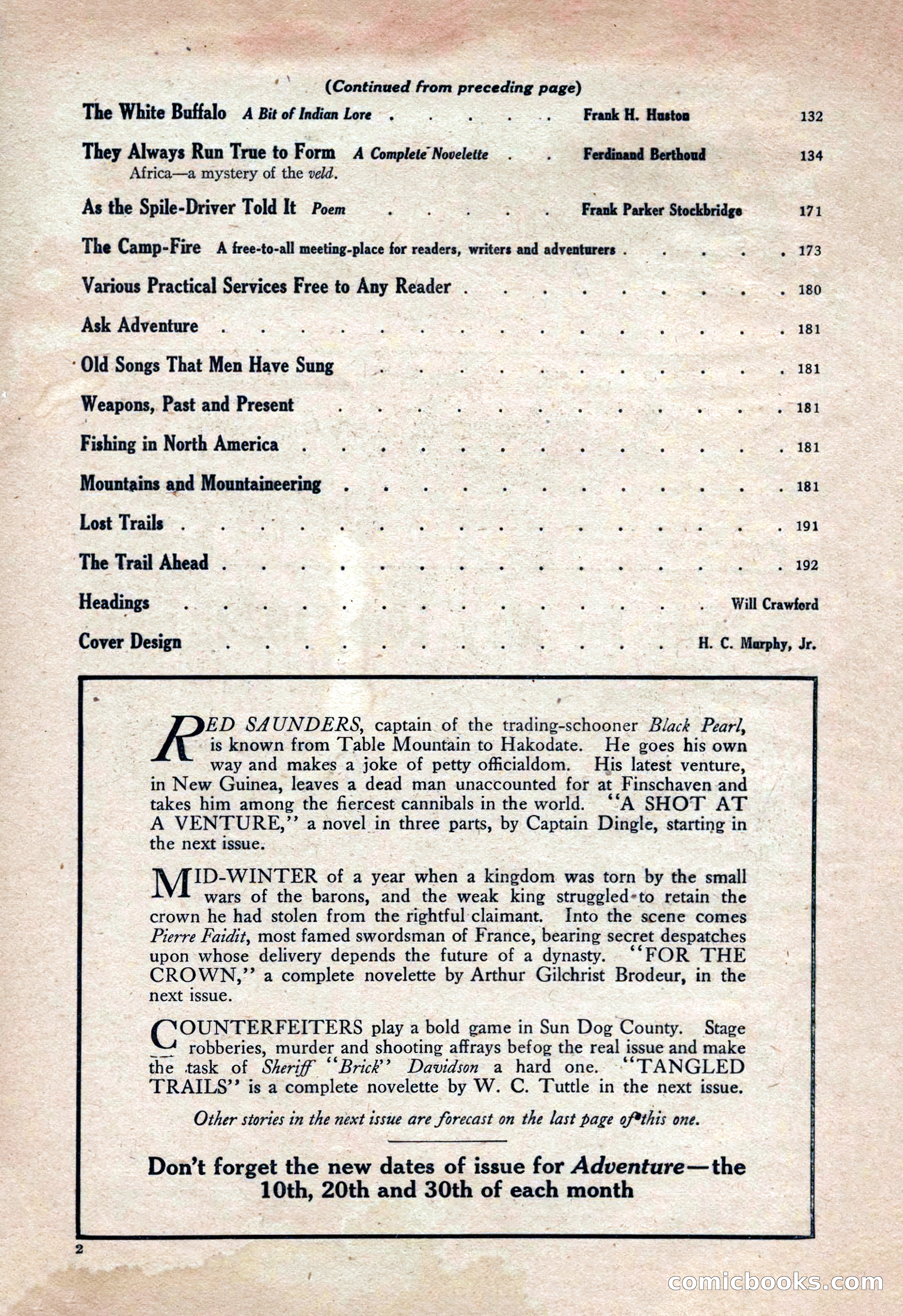Adventure Magazine Cover — page 8 of 200