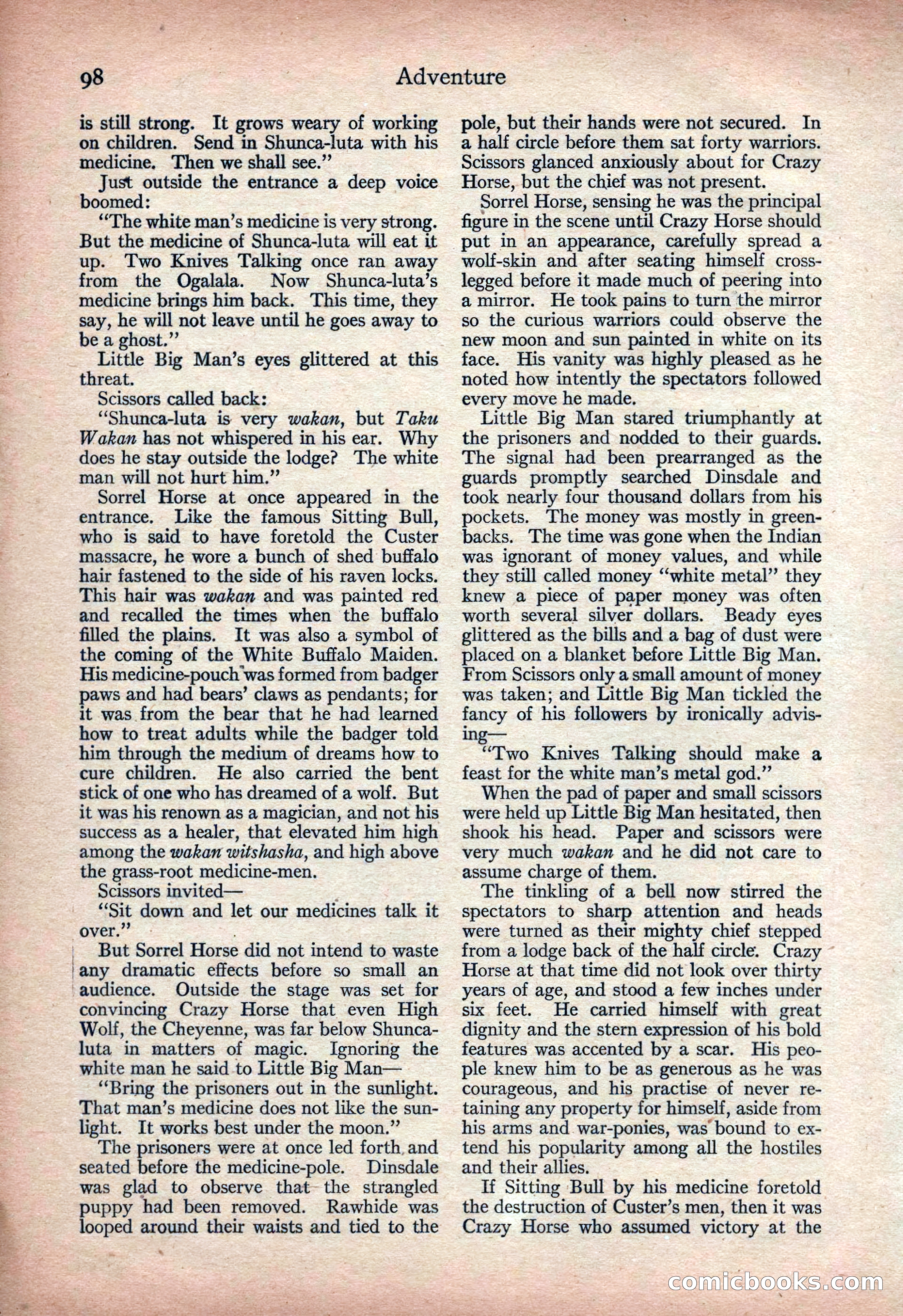 Adventure Magazine Cover — page 104 of 200