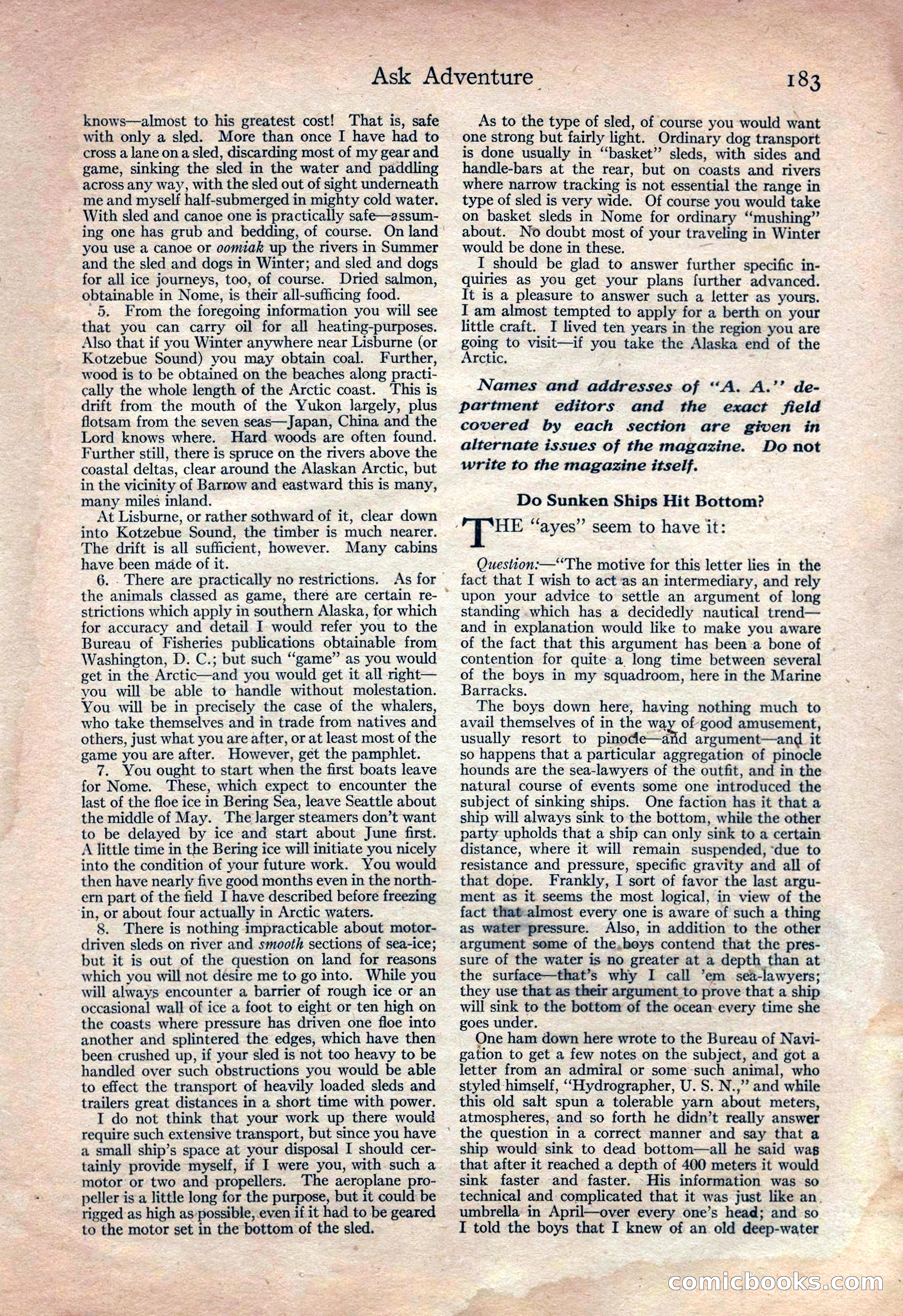 Adventure Magazine Cover — page 189 of 200