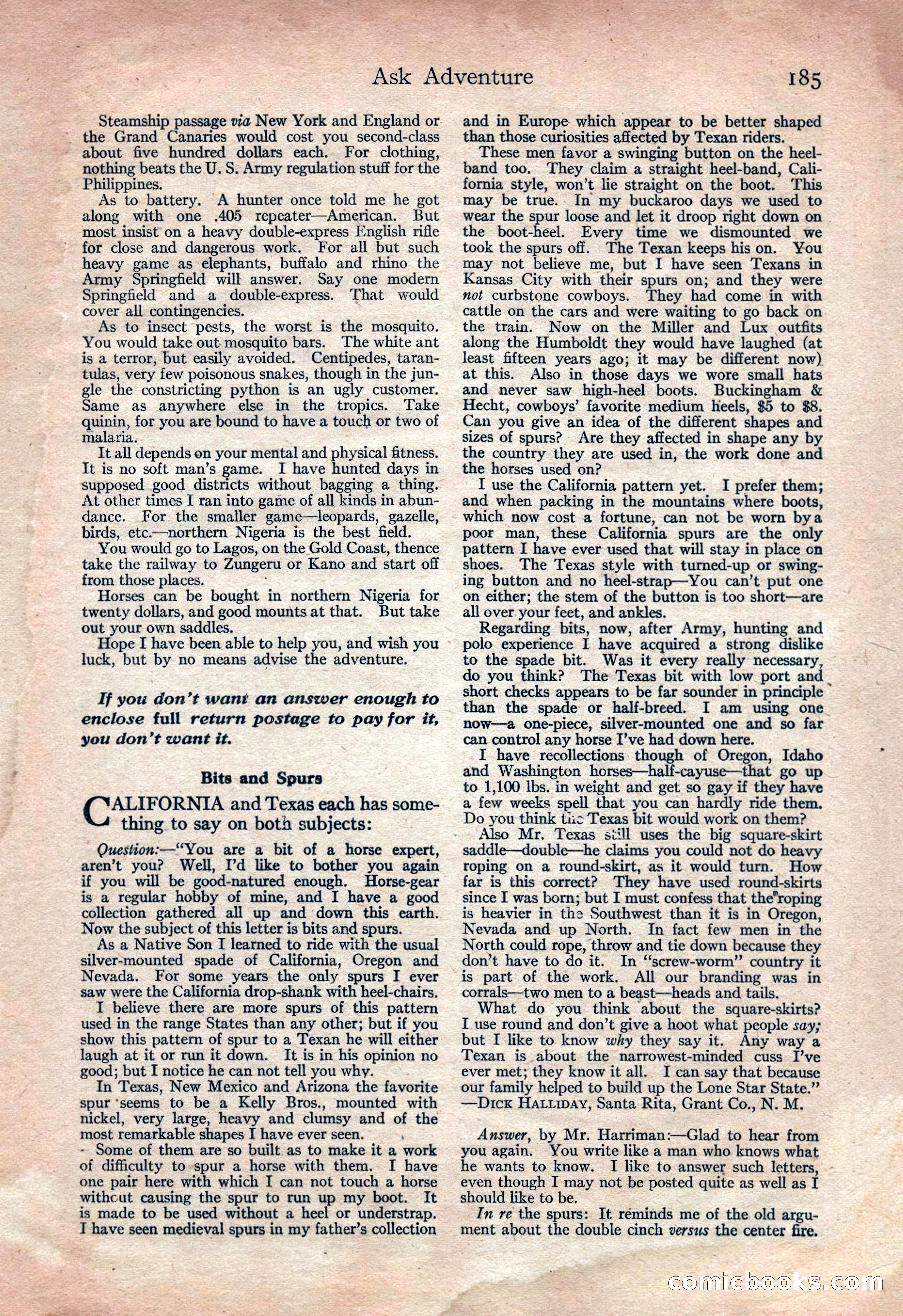 Adventure Magazine Cover — page 191 of 200