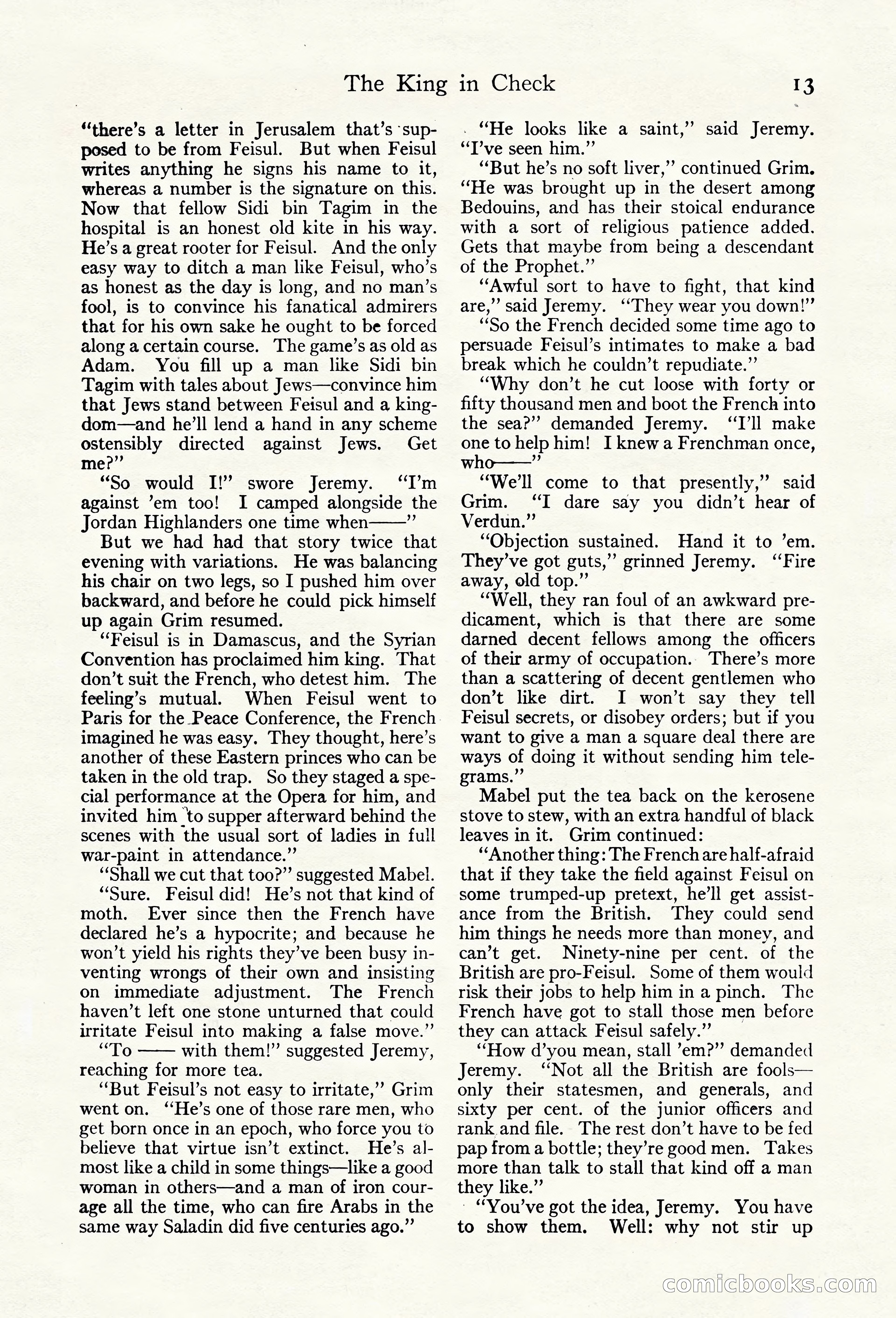 Adventure Magazine Cover — page 19: Pulp Fiction, 1922