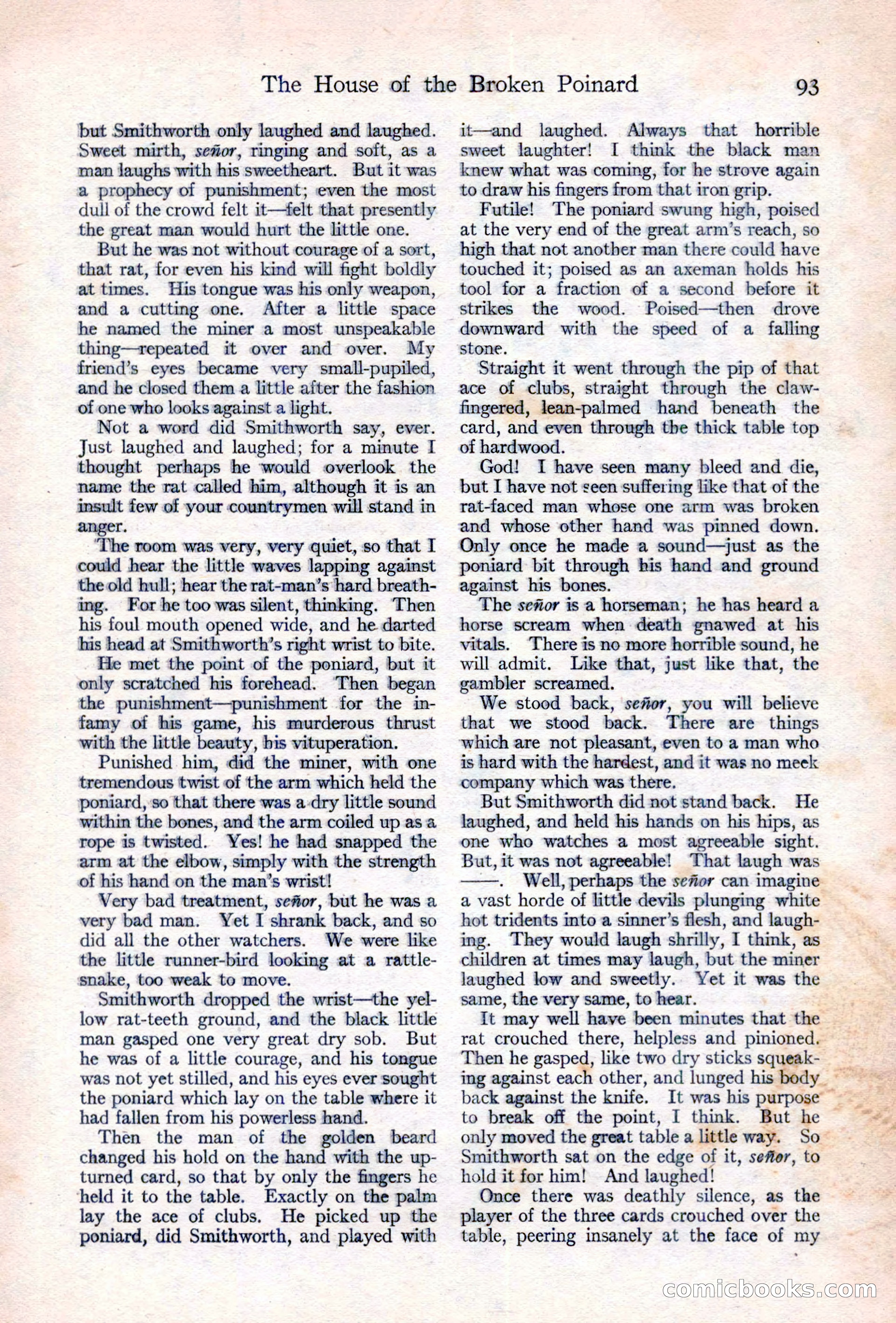 Adventure Magazine Cover — page 107: Pulp Fiction, 1924