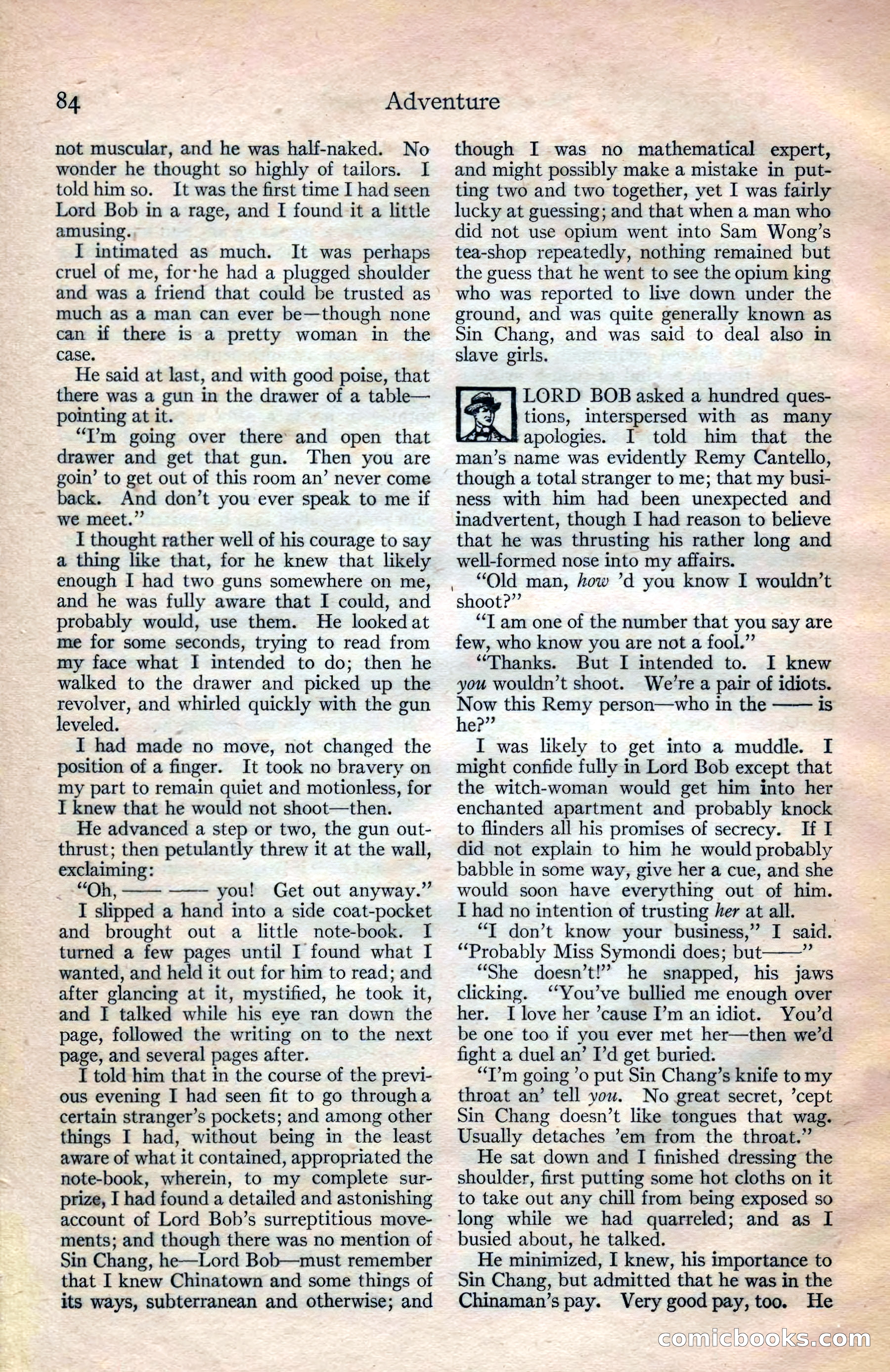 Adventure Magazine Cover — page 85 of 194