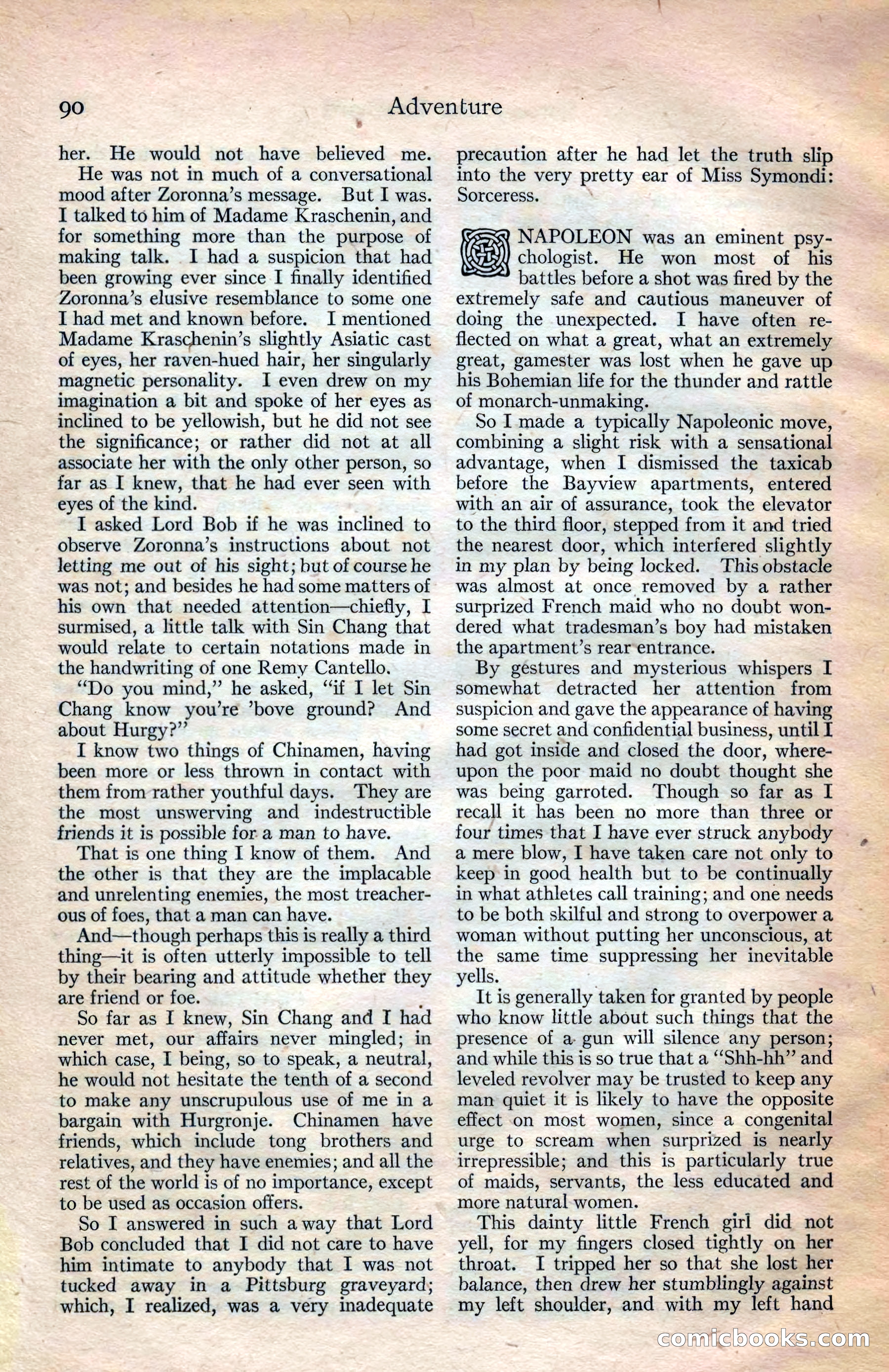 Adventure Magazine Cover — page 91 of 194