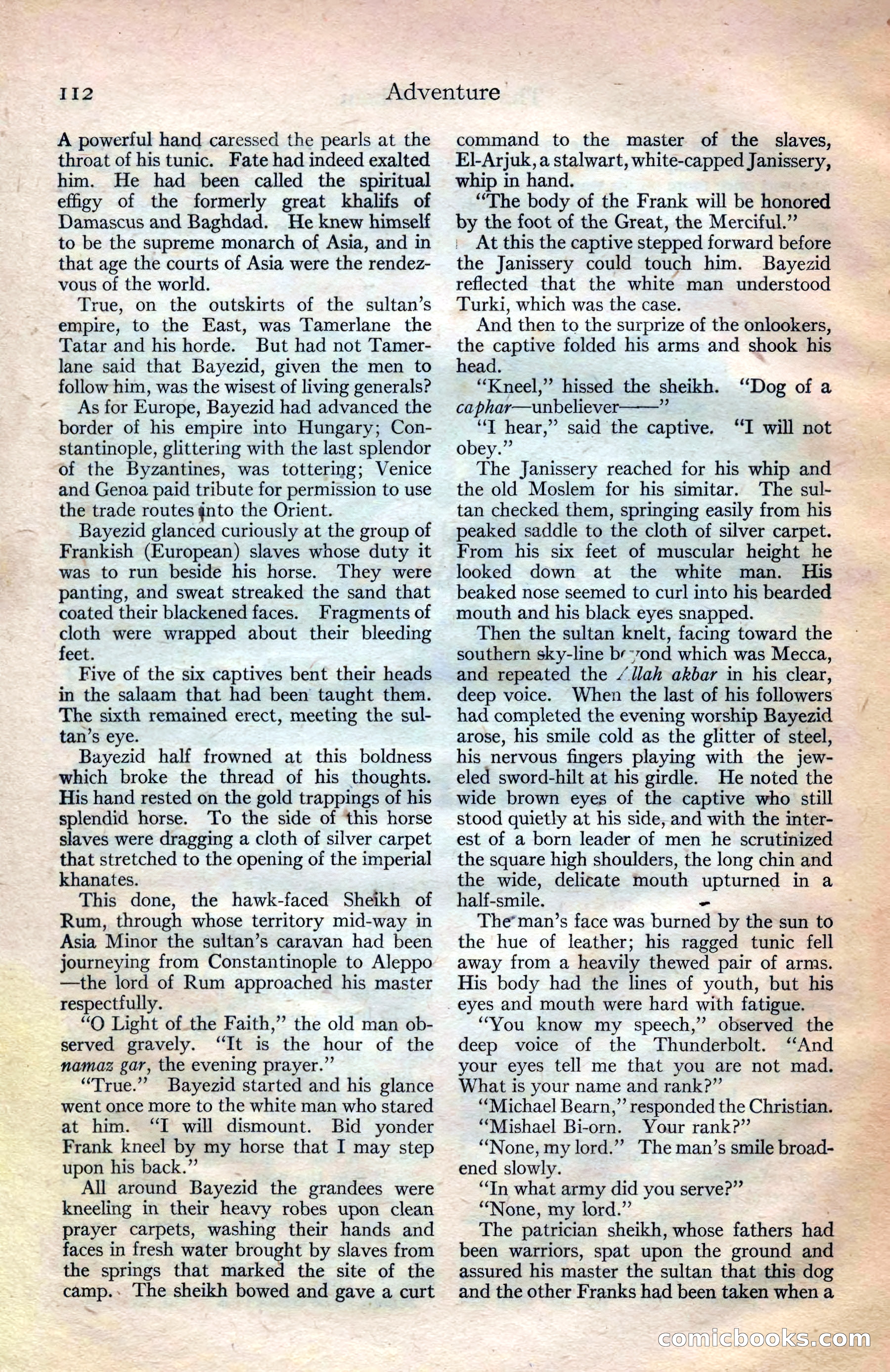 Adventure Magazine Cover — page 113 of 194