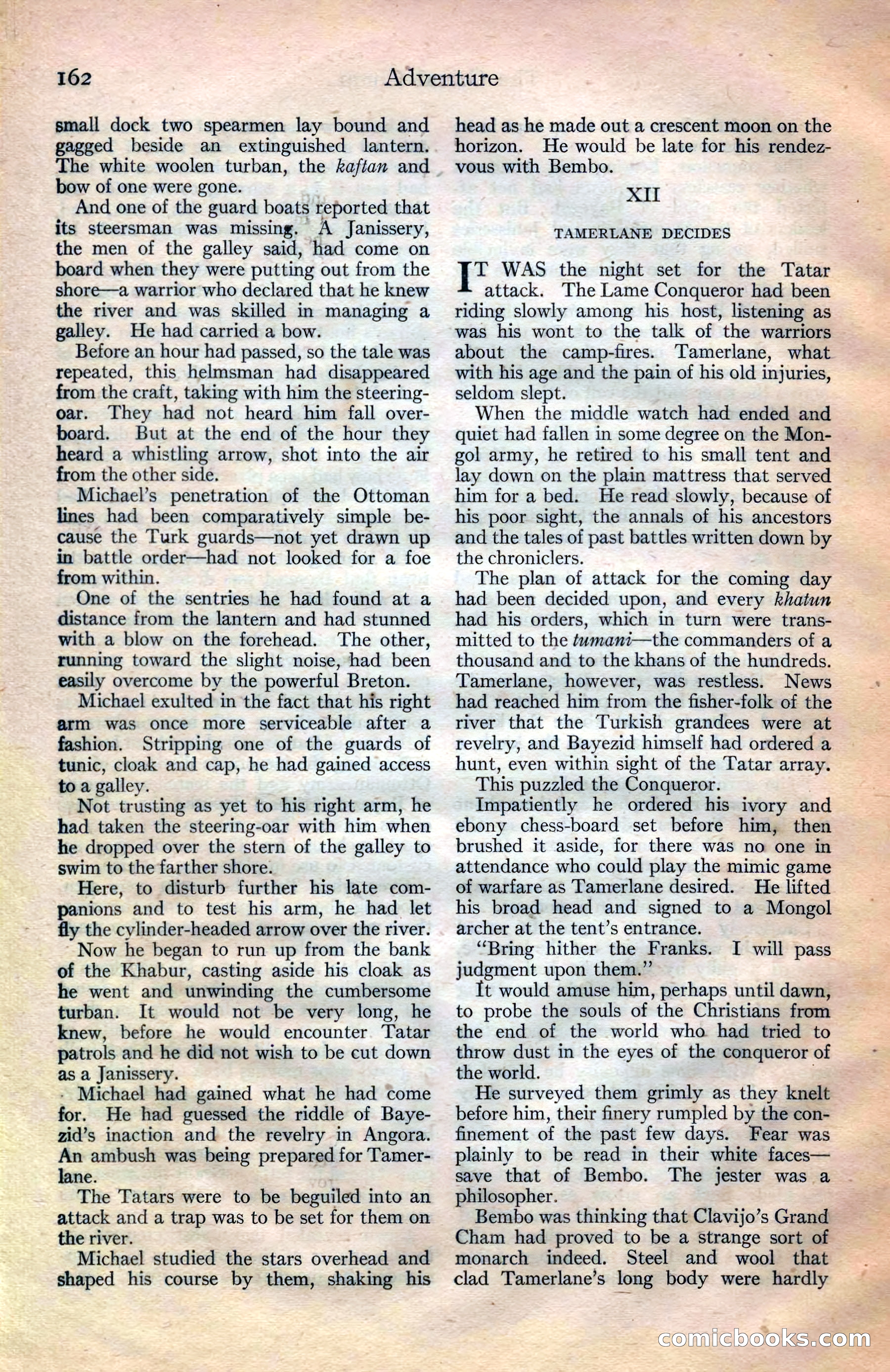 Adventure Magazine Cover — page 163 of 194