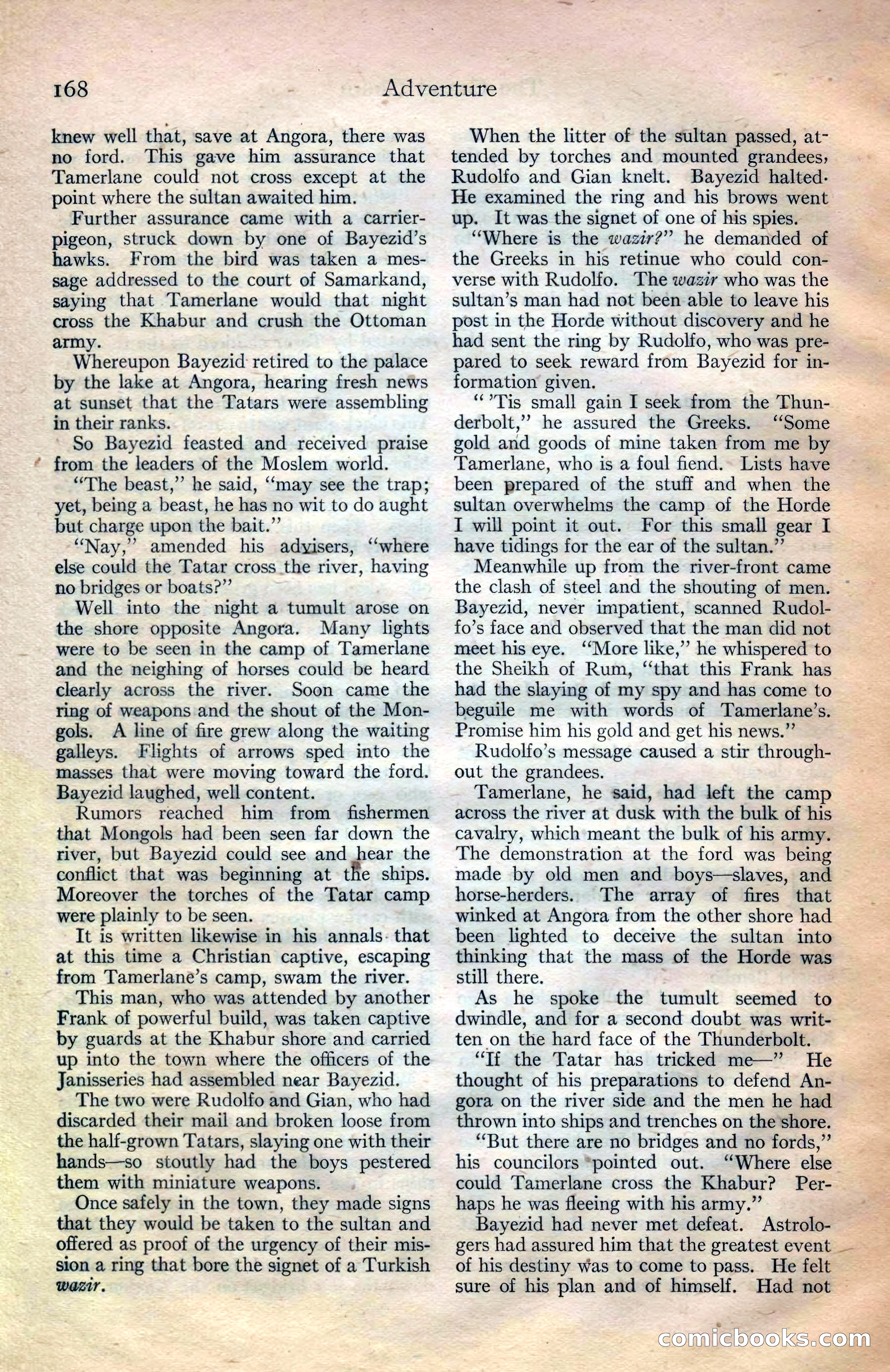 Adventure Magazine Cover — page 169 of 194