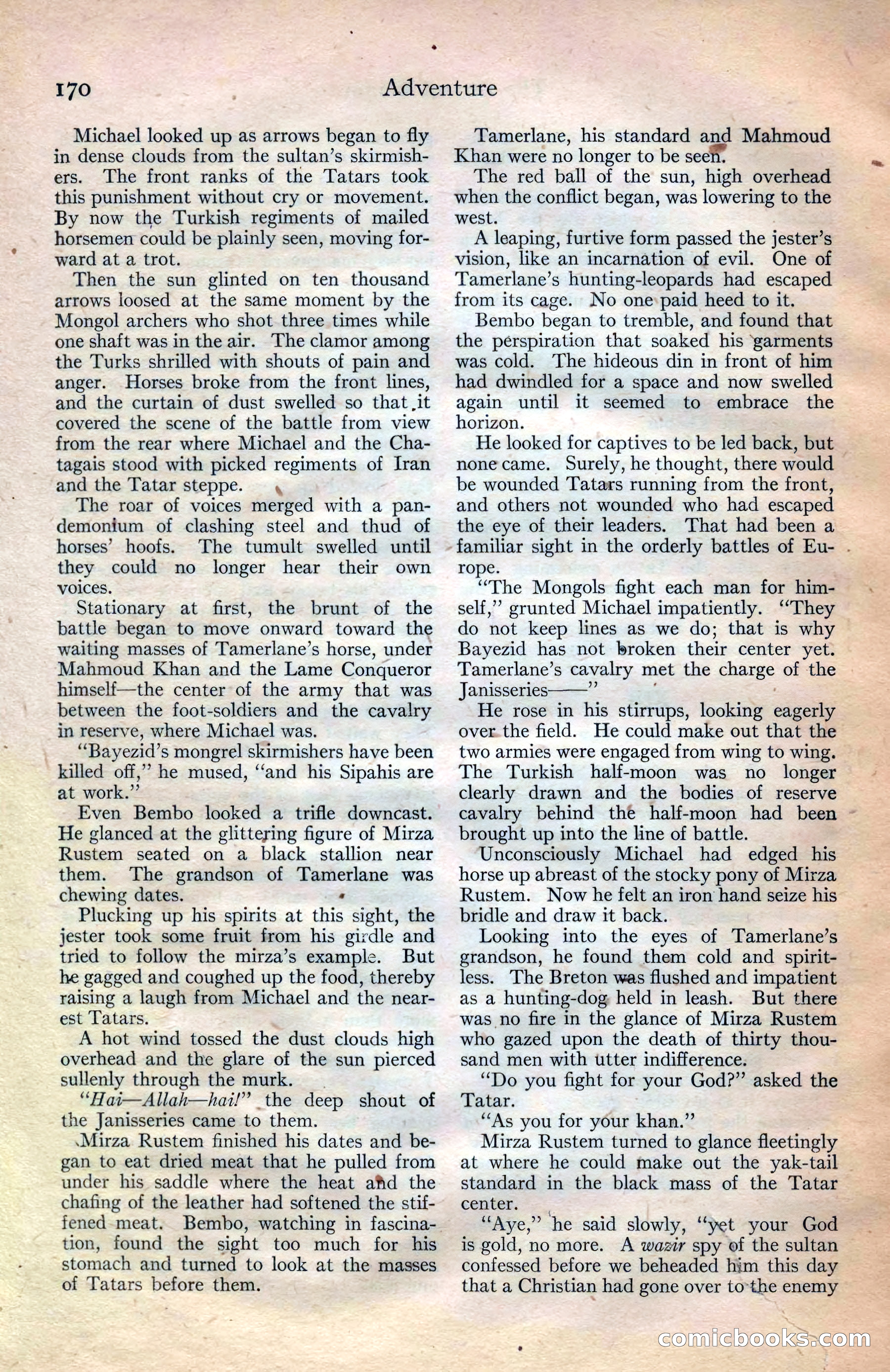 Adventure Magazine Cover — page 171 of 194