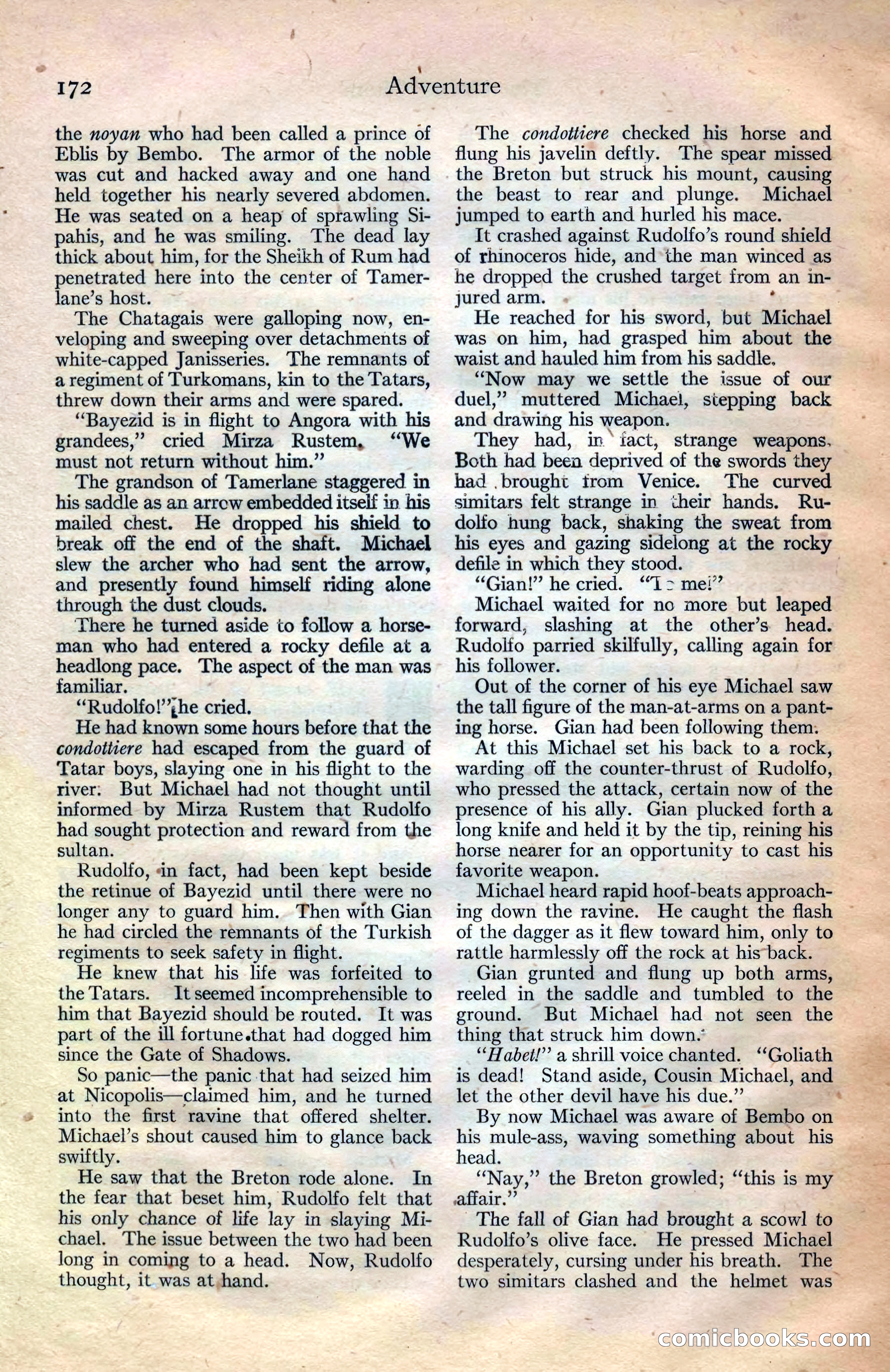 Adventure Magazine Cover — page 173 of 194
