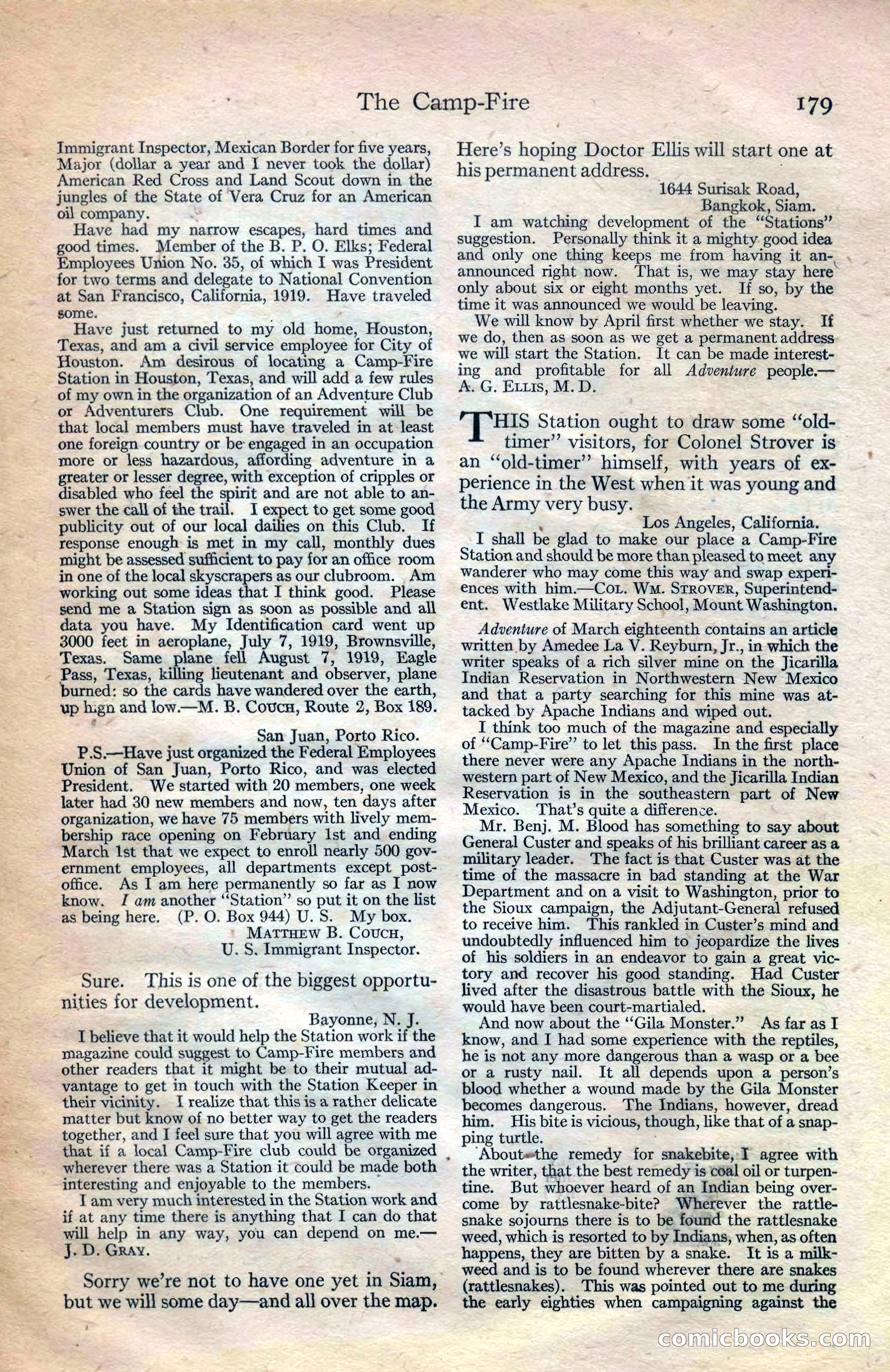 Adventure Magazine Cover — page 180 of 194