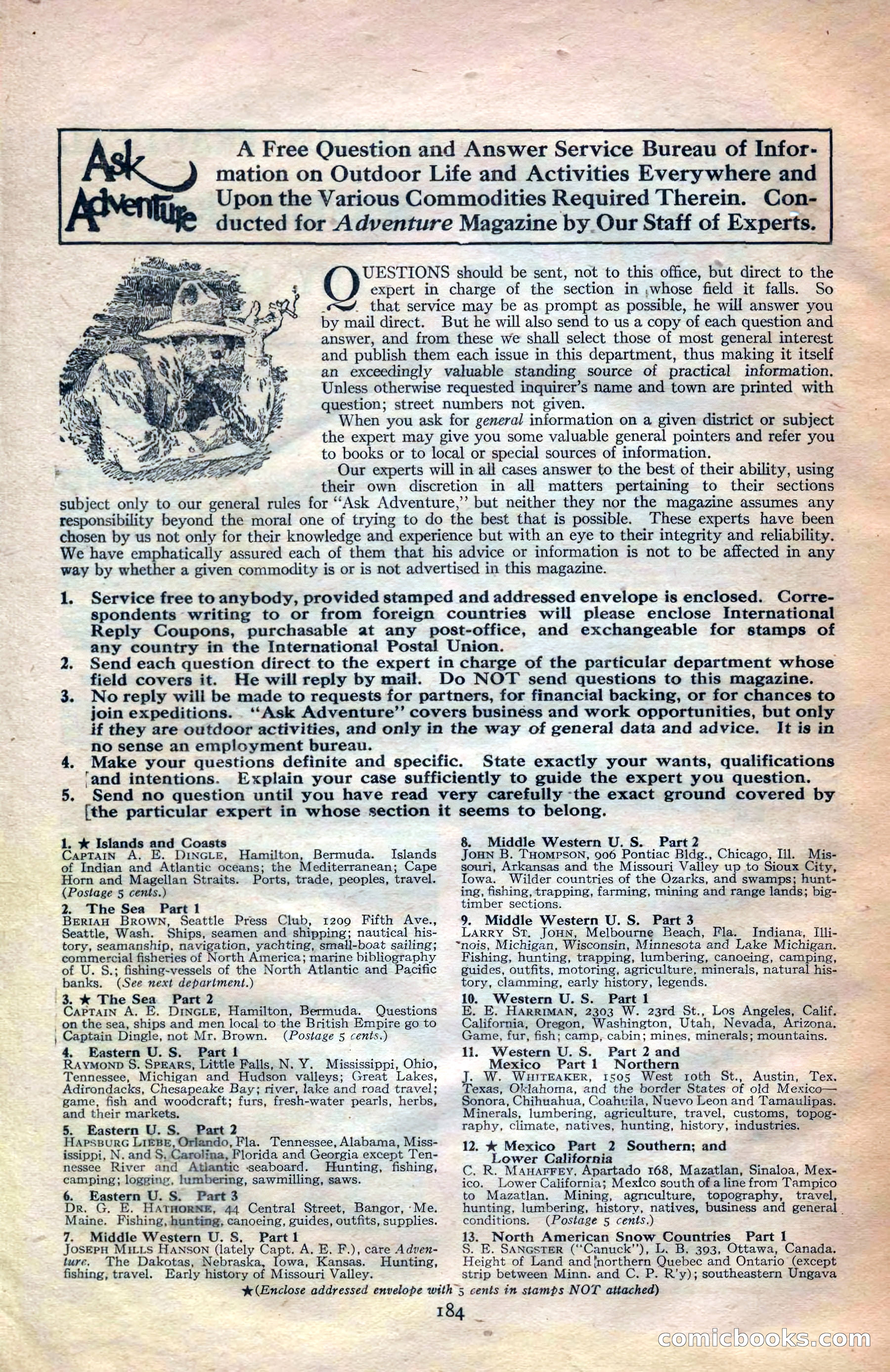 Adventure Magazine Cover — page 185 of 194