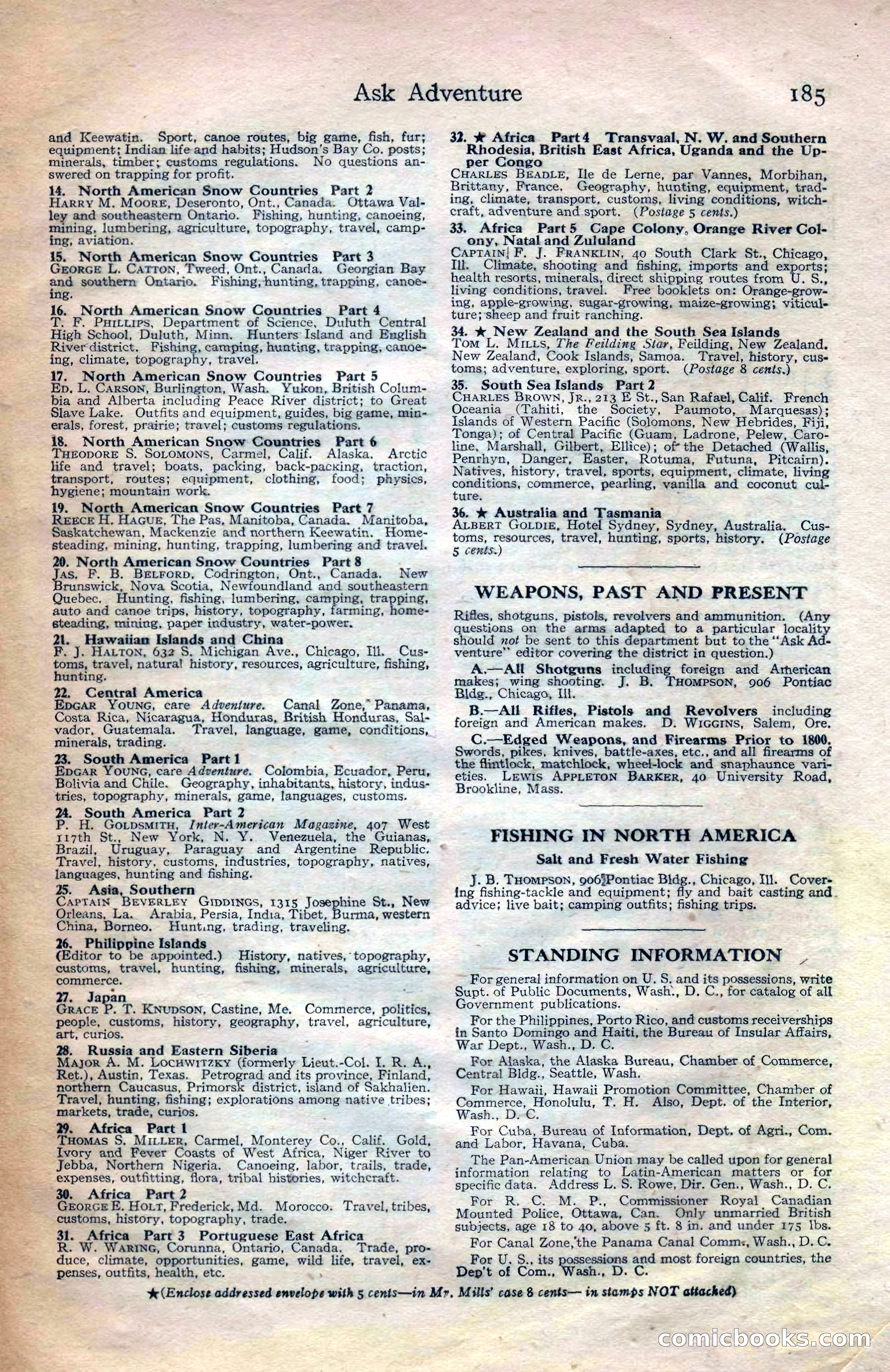 Adventure Magazine Cover — page 186 of 194