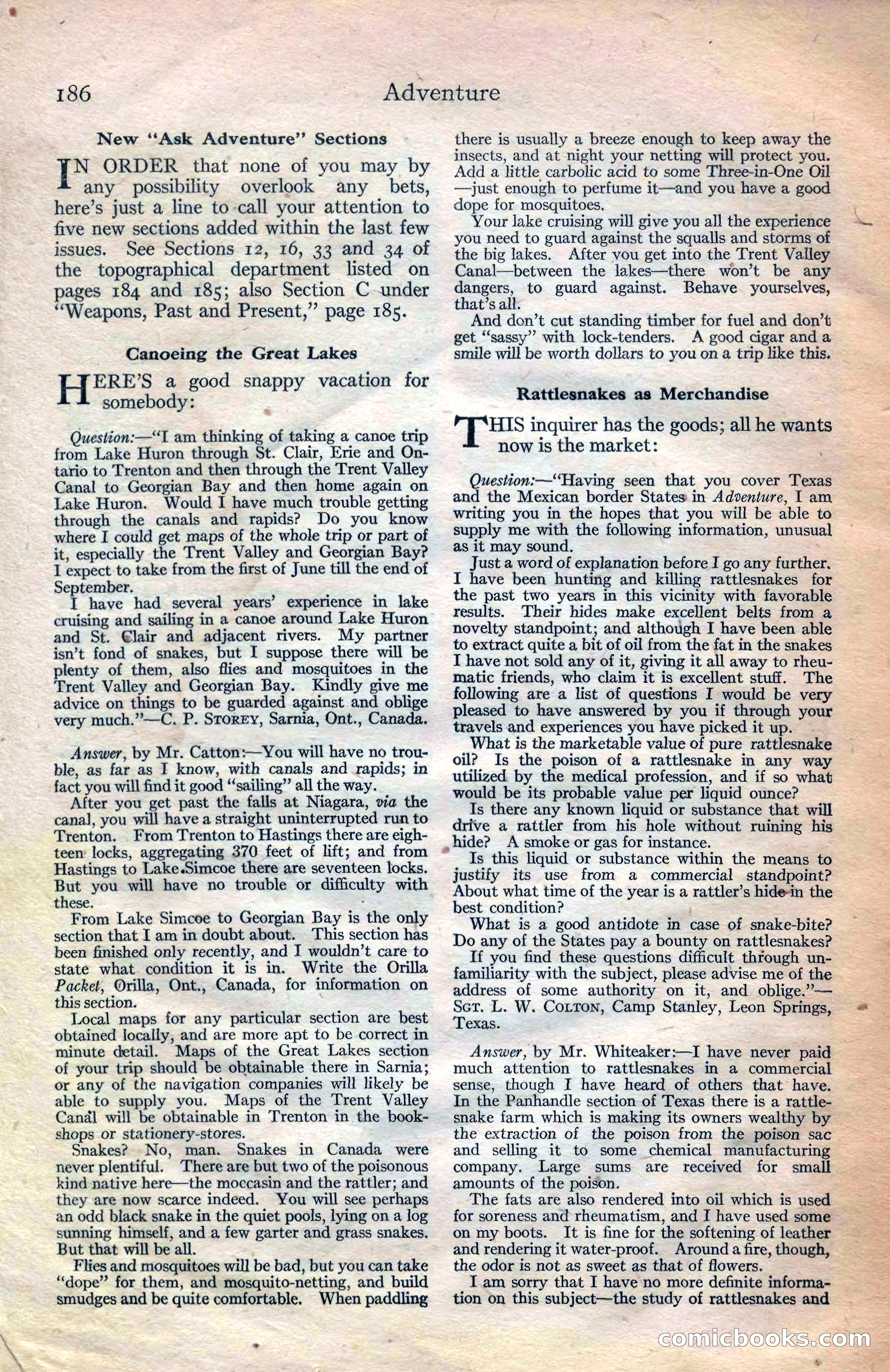 Adventure Magazine Cover — page 187 of 194