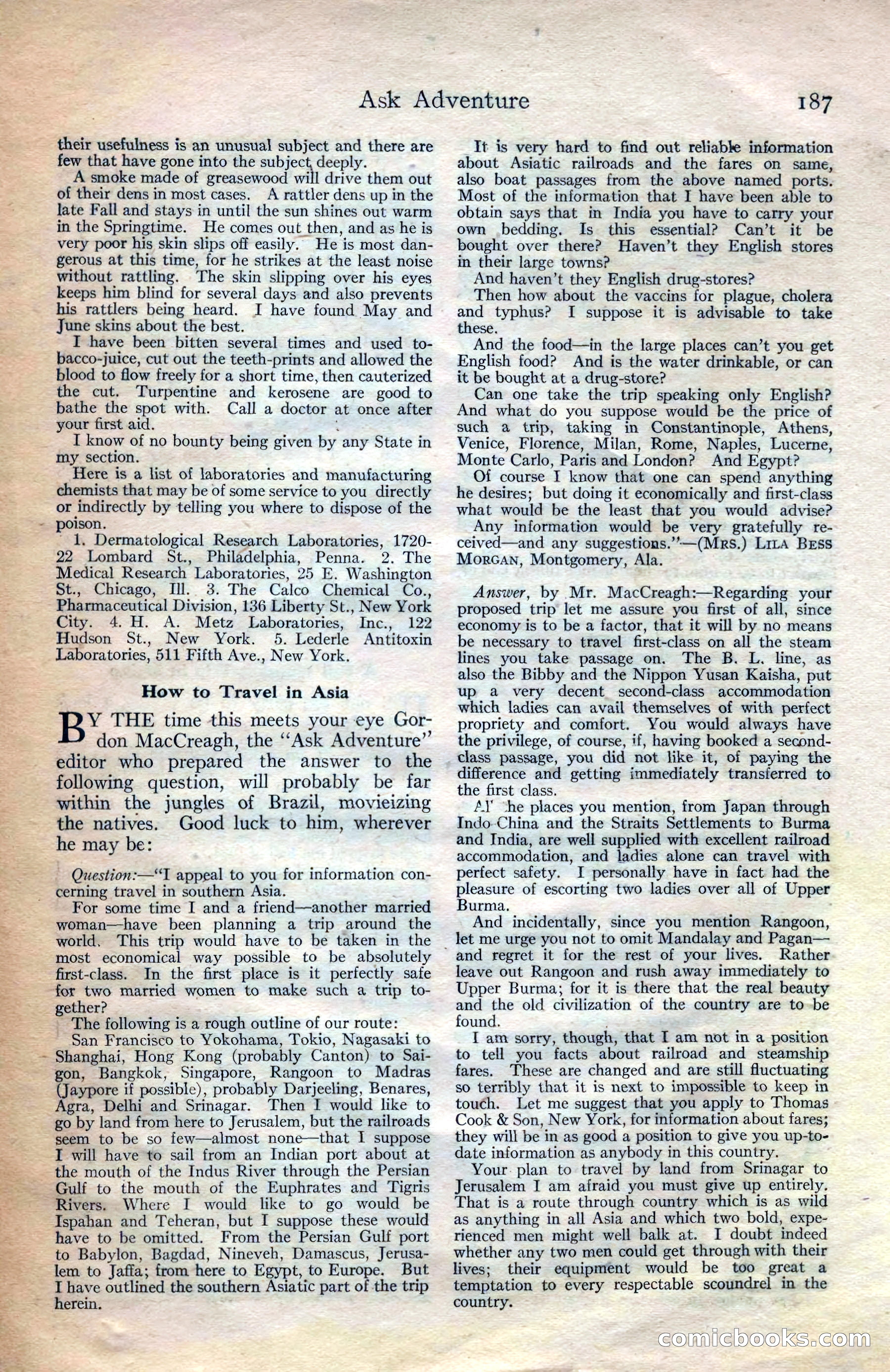 Adventure Magazine Cover — page 188 of 194