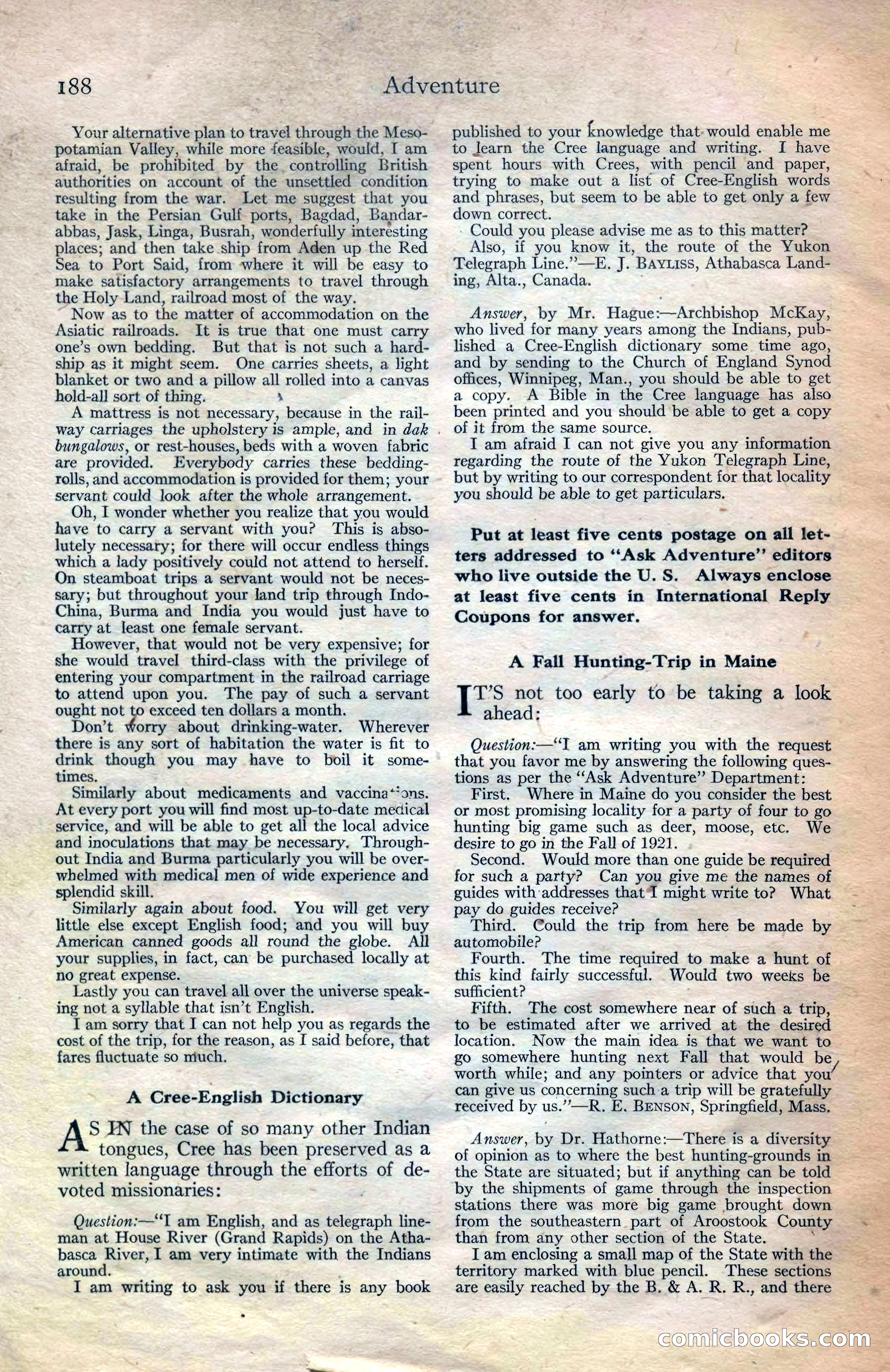 Adventure Magazine Cover — page 189 of 194