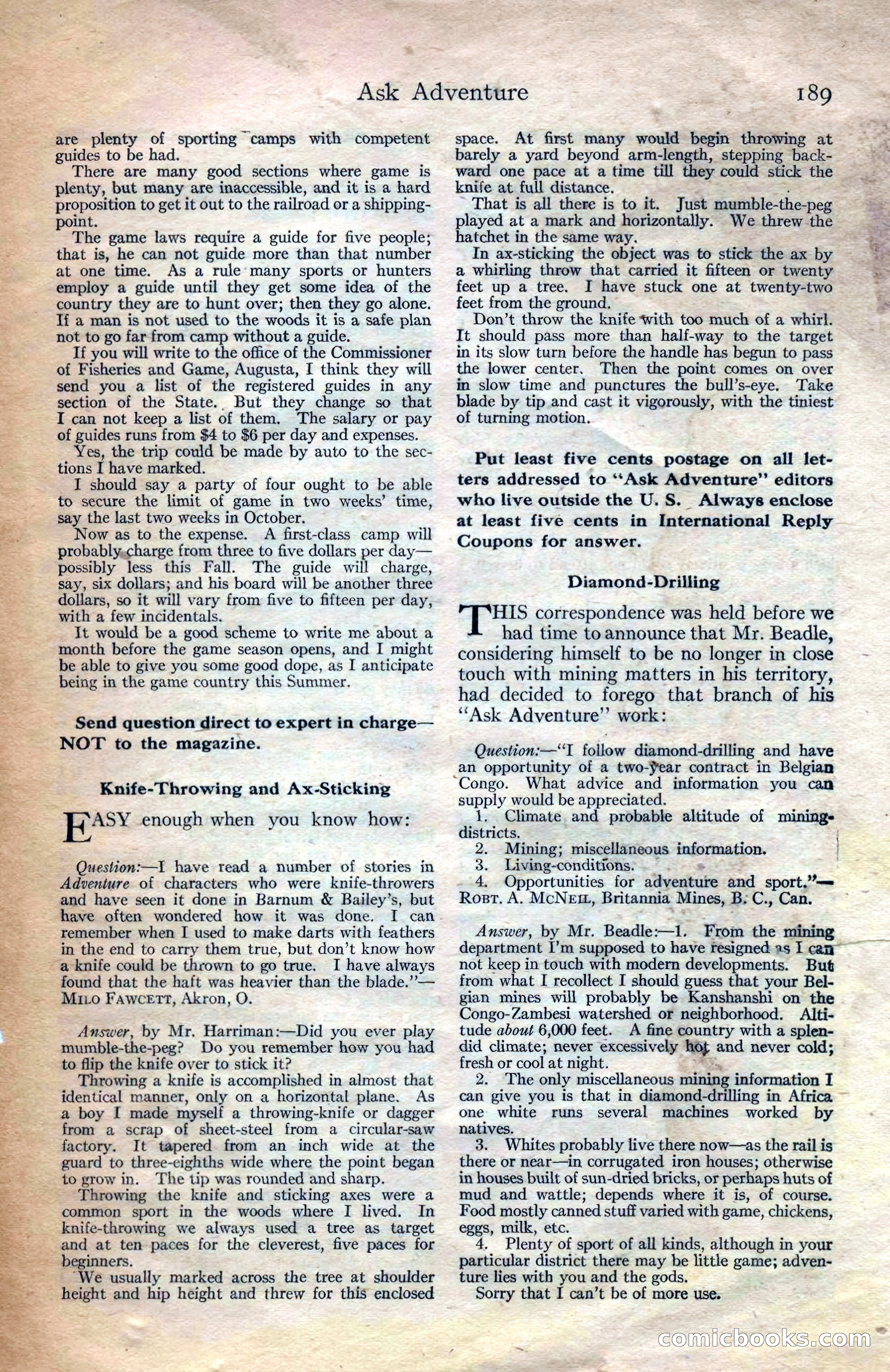 Adventure Magazine Cover — page 190 of 194