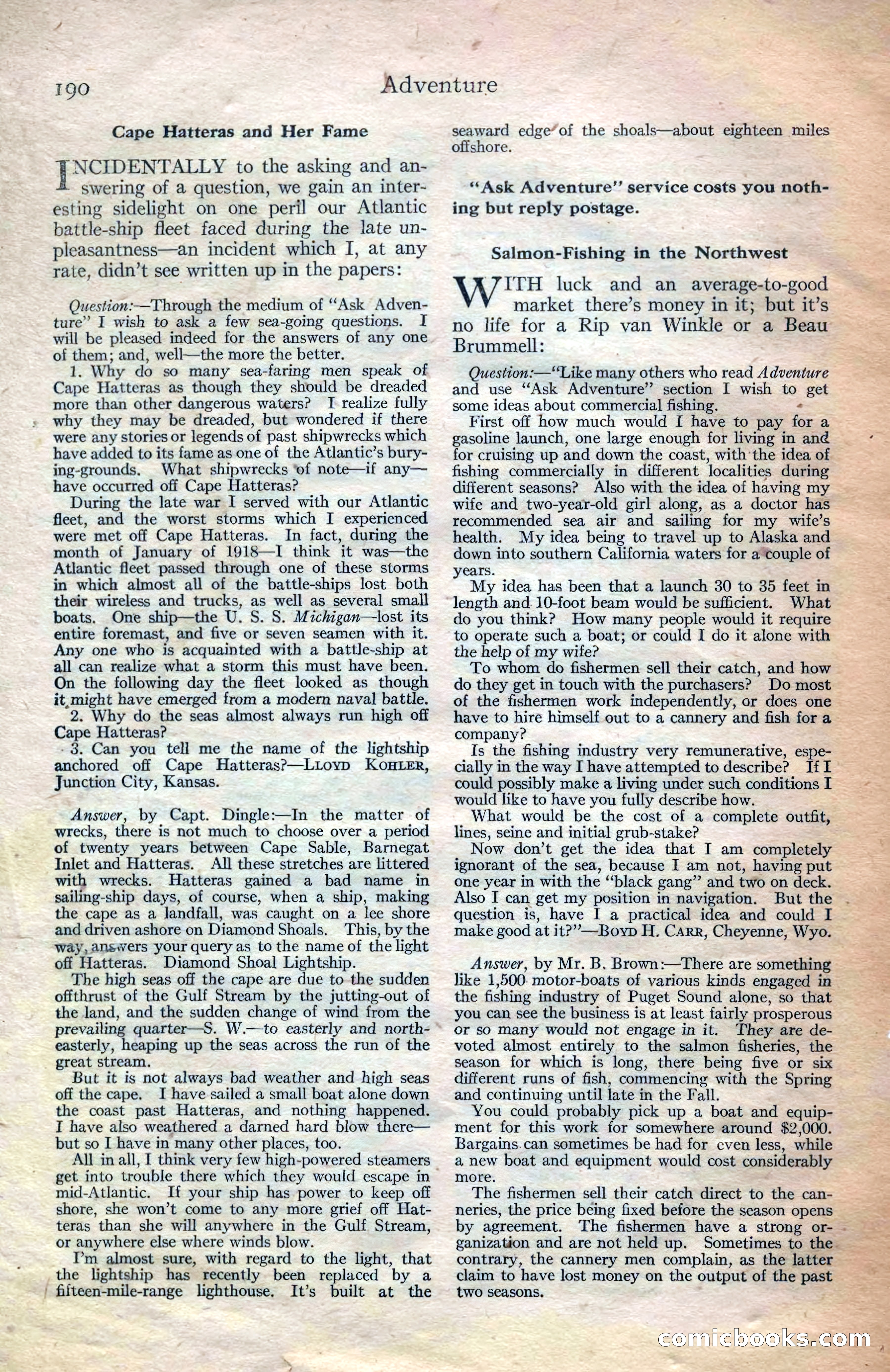 Adventure Magazine Cover — page 191 of 194