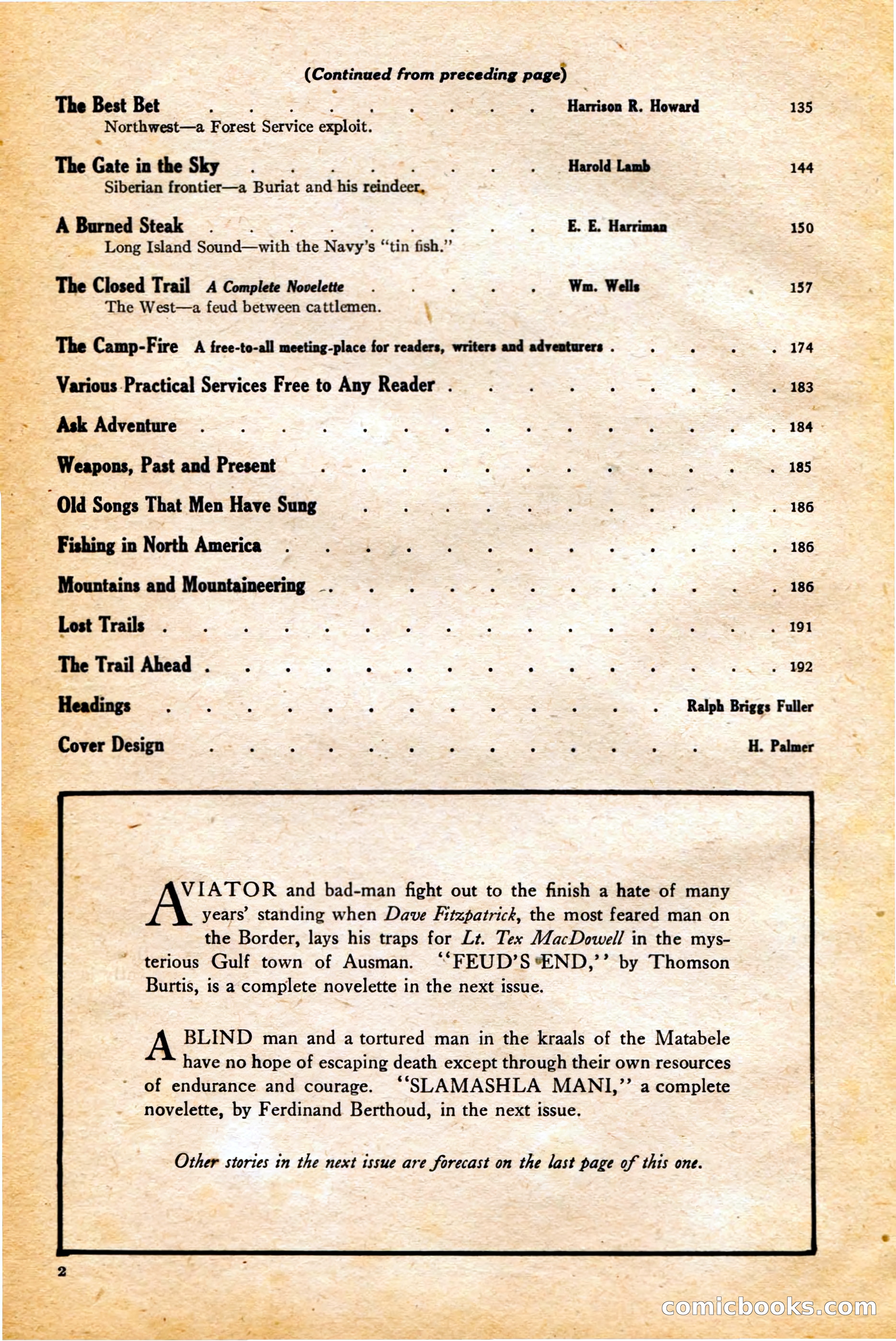Adventure, February 20, 1922 — page 4 of 196