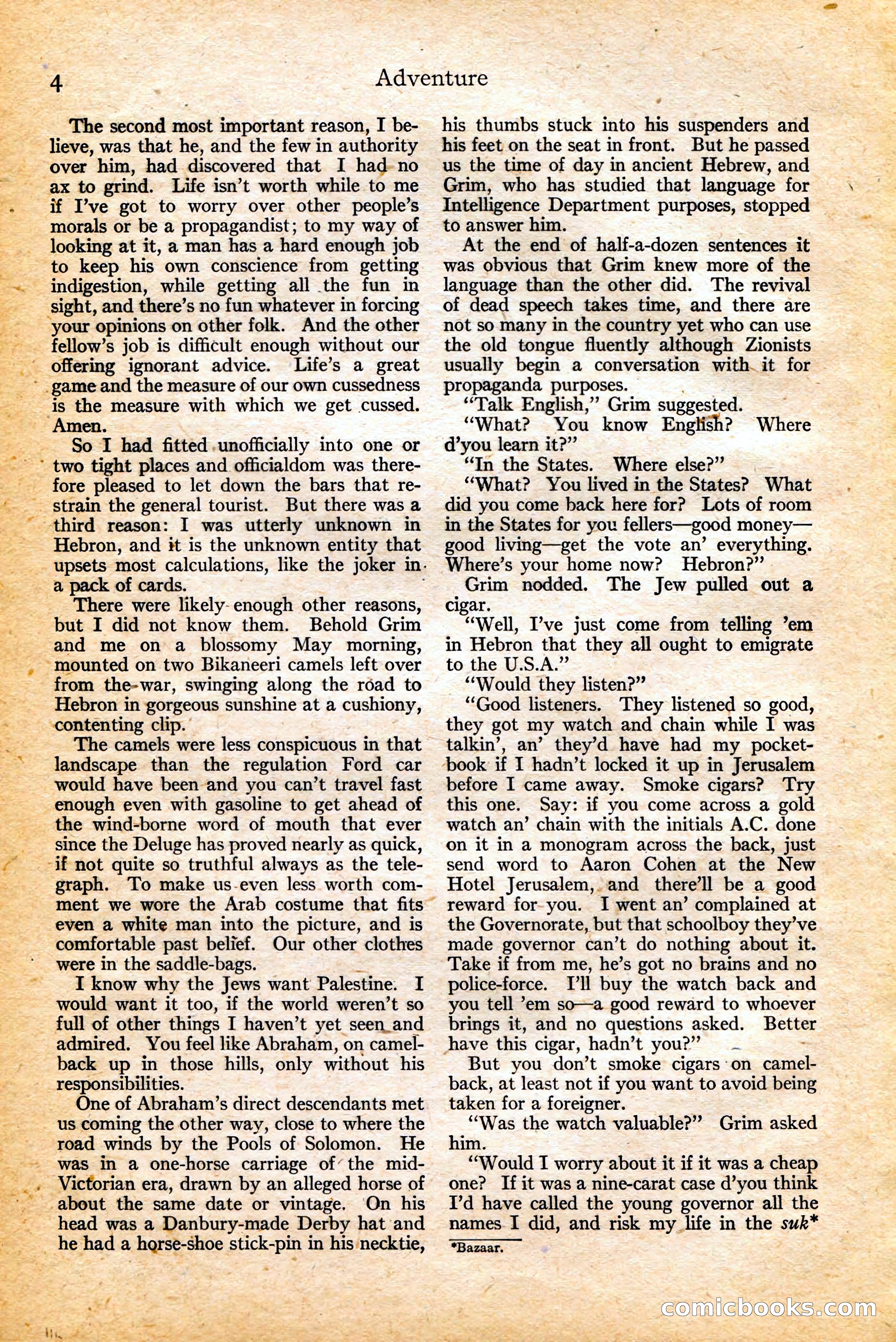 Adventure, February 20, 1922 — page 6 of 196