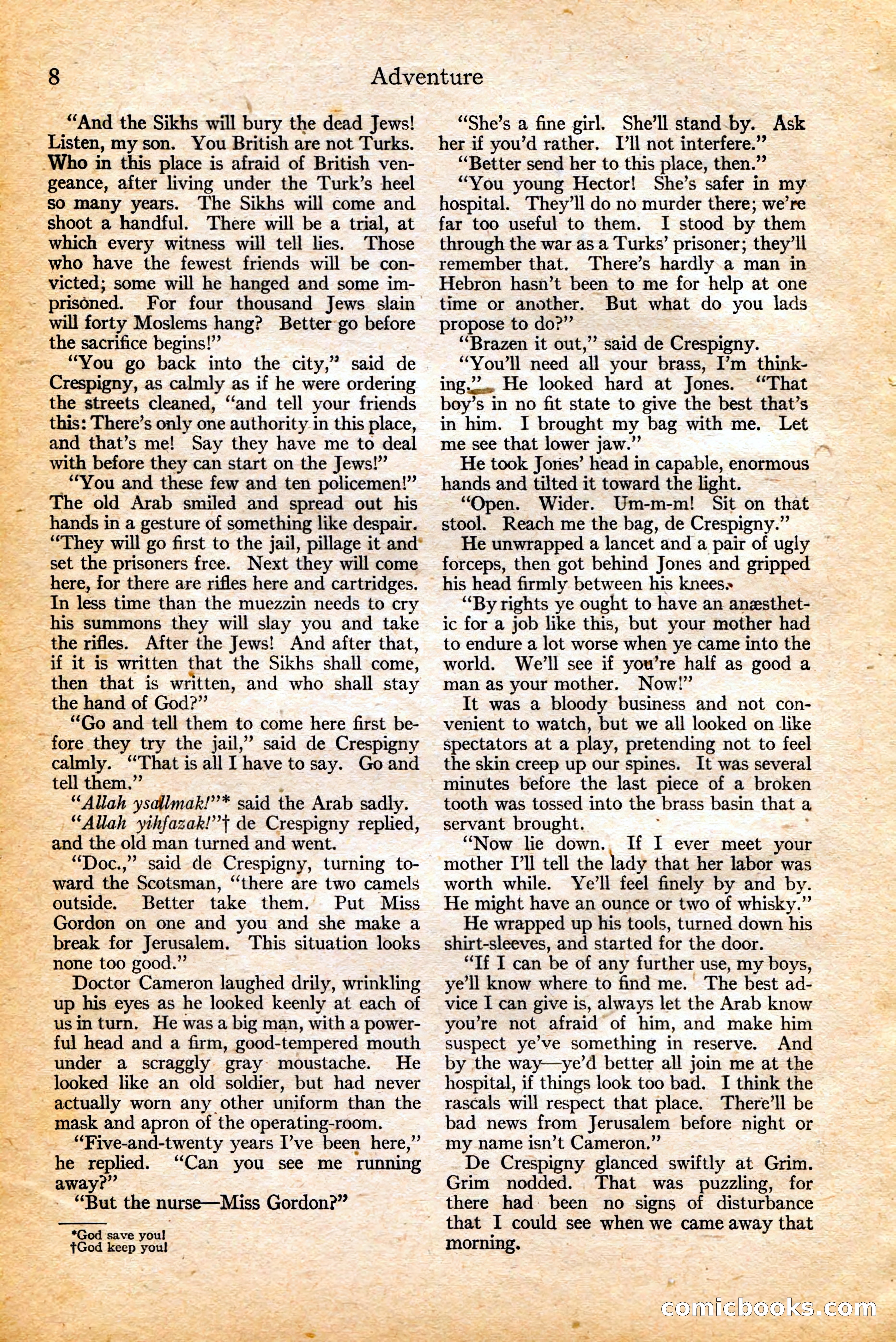 Adventure, February 20, 1922 — page 10 of 196