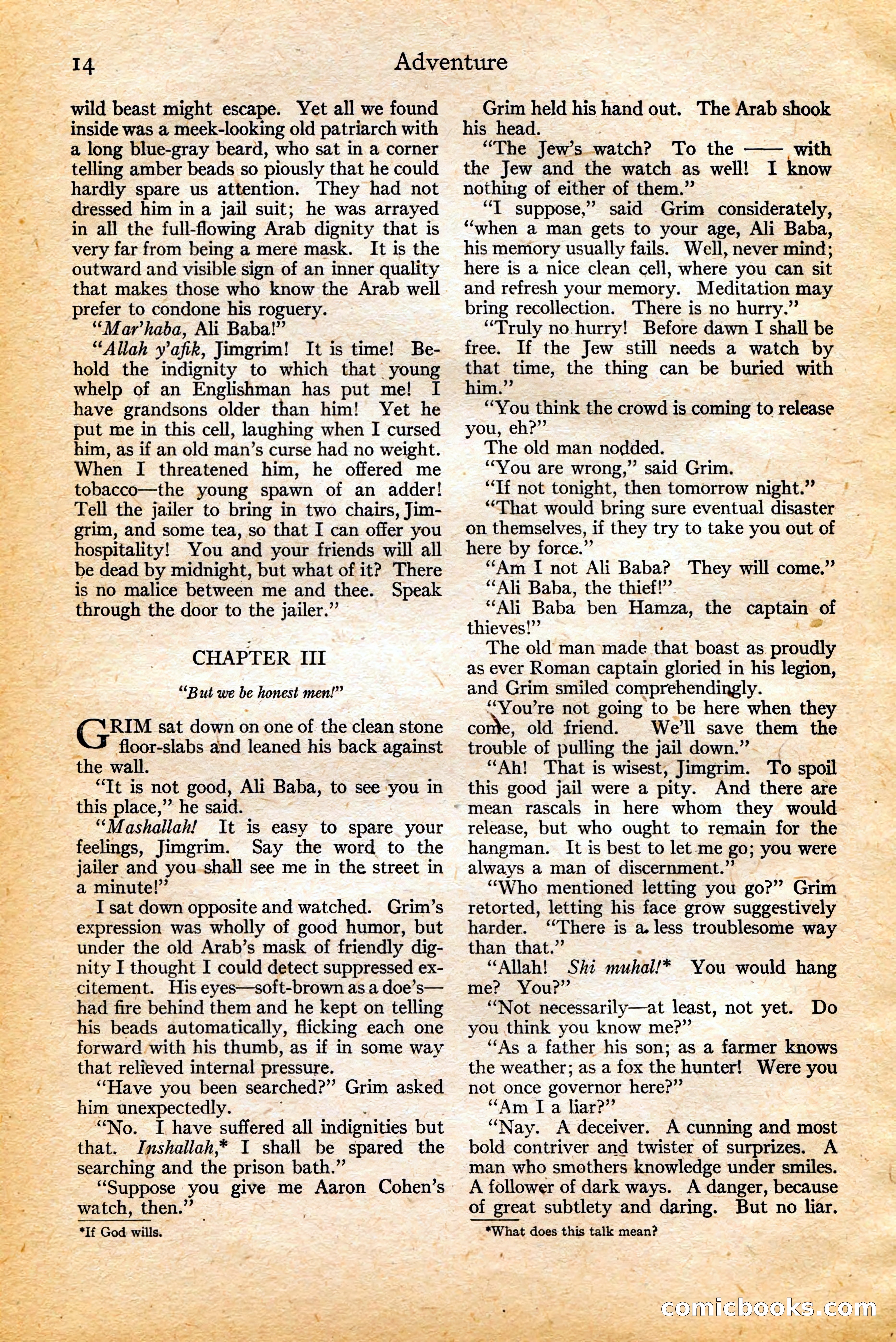 Adventure, February 20, 1922 — page 16 of 196