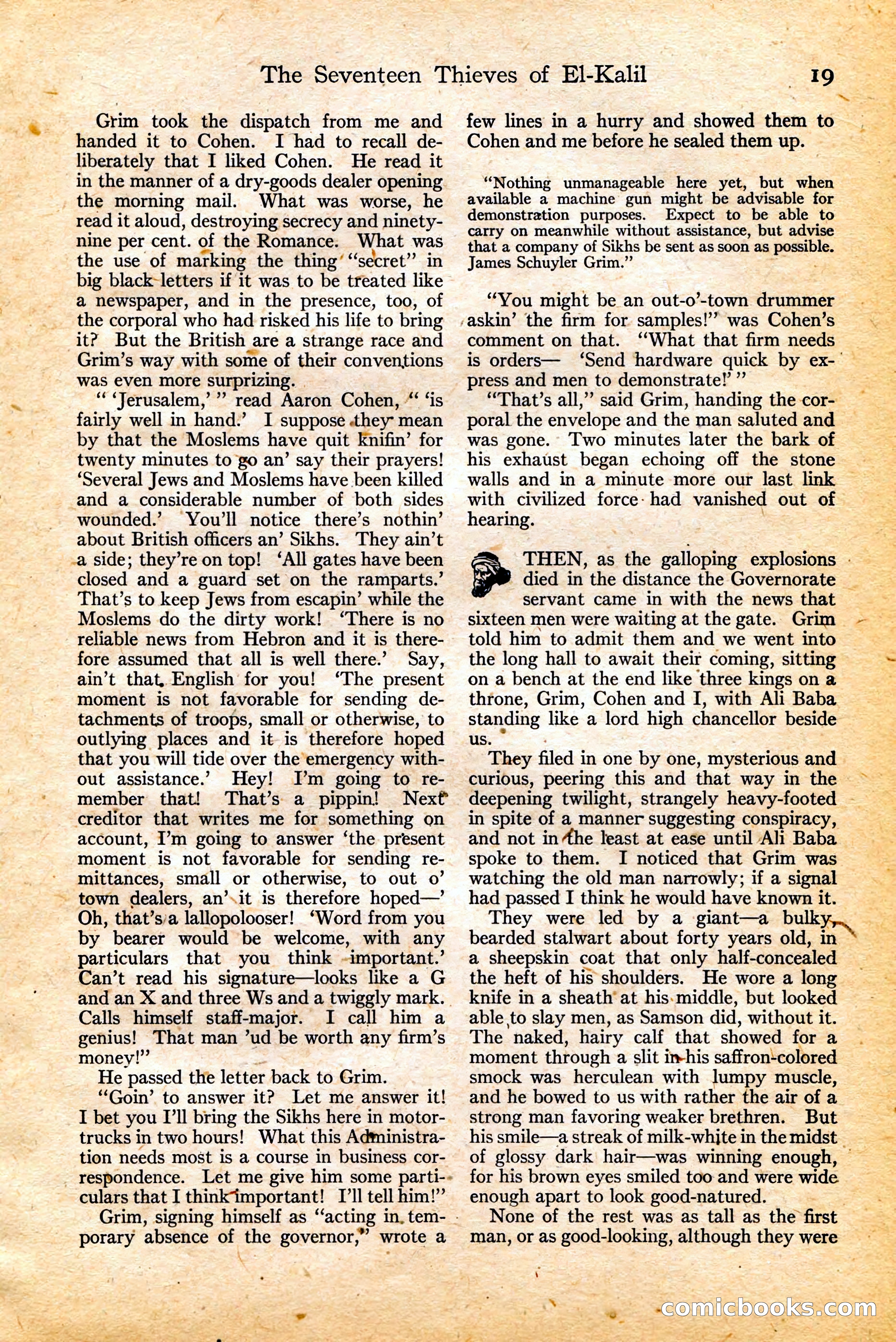 Adventure, February 20, 1922 — page 21 of 196