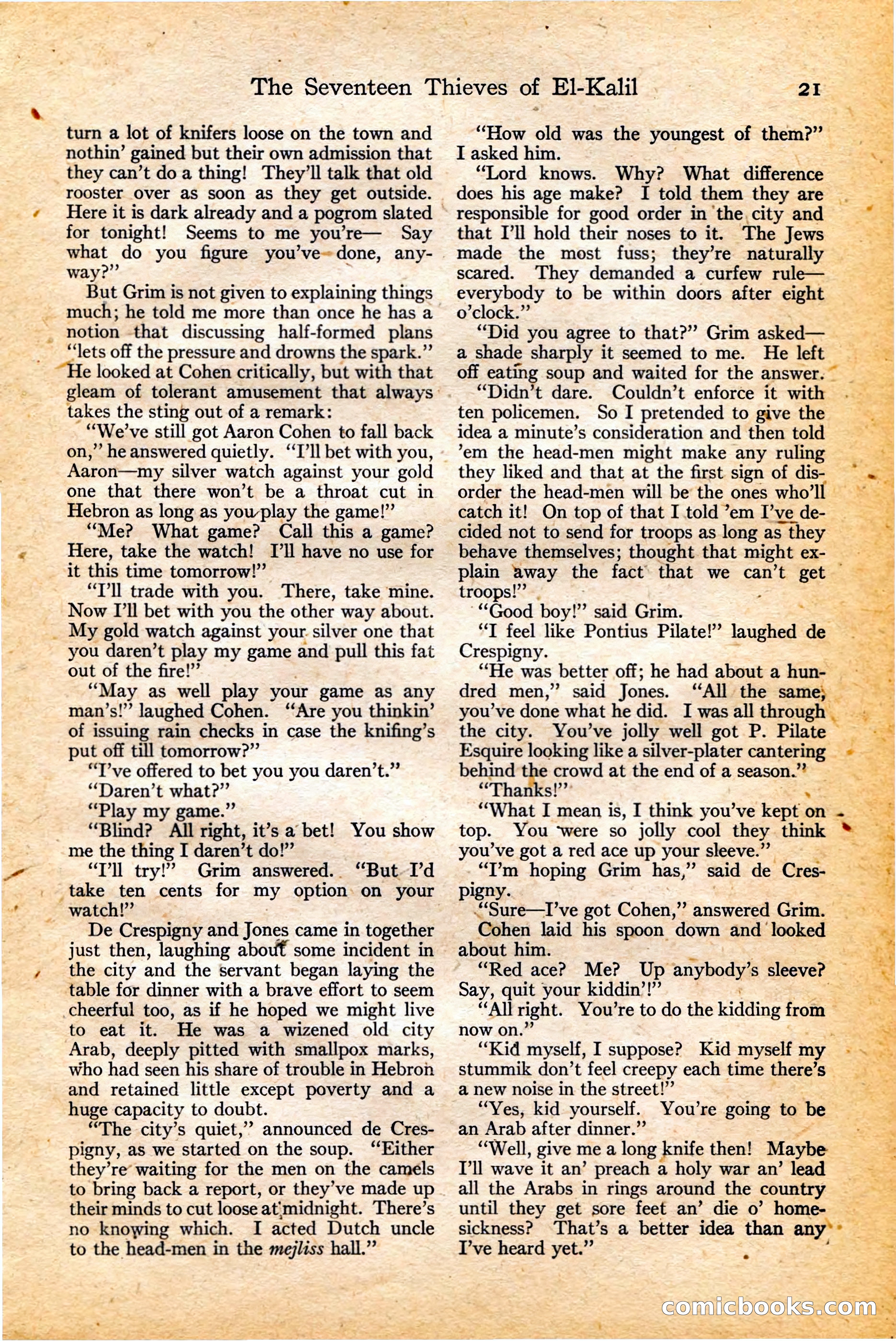 Adventure, February 20, 1922 — page 23 of 196