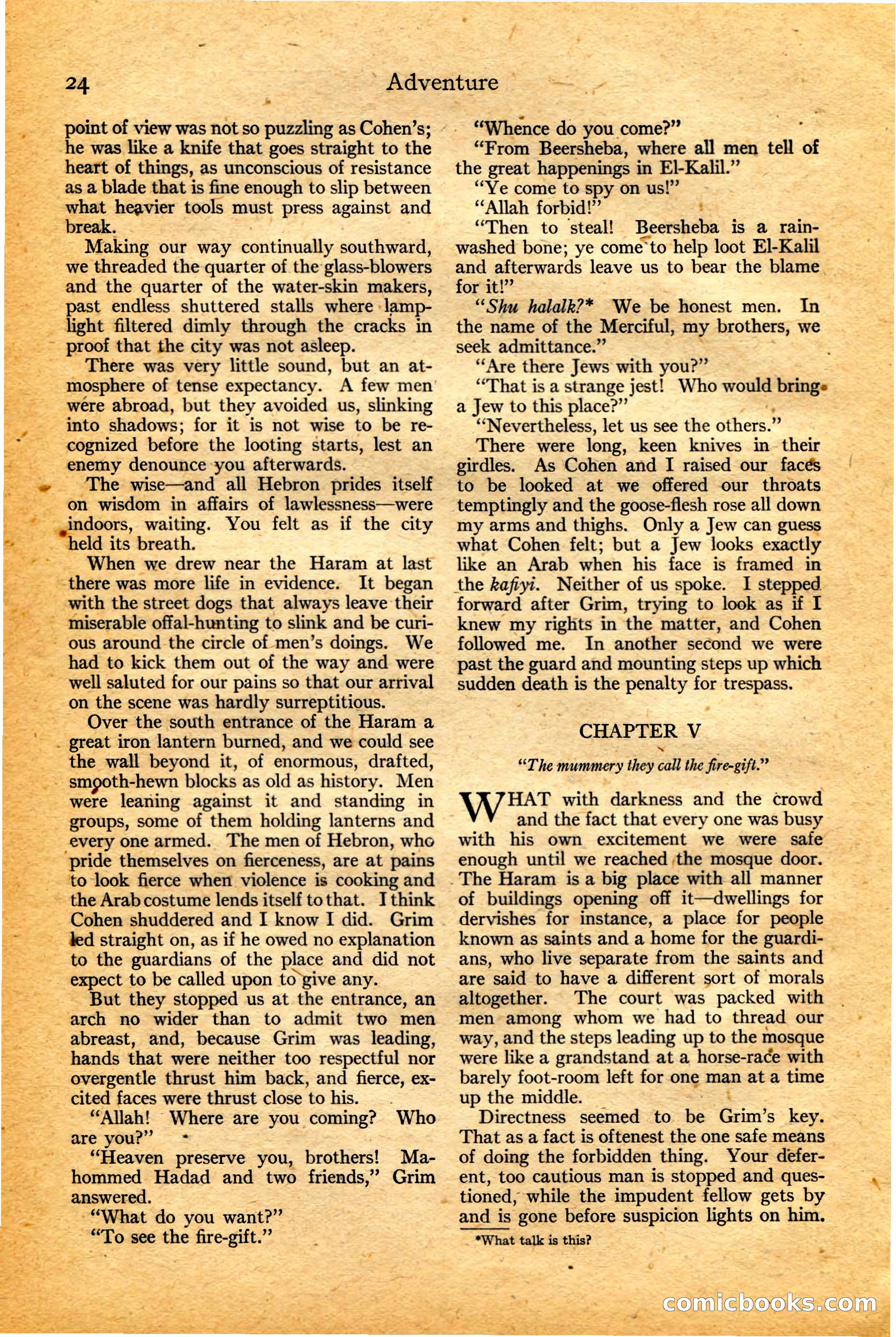 Adventure, February 20, 1922 — page 26 of 196