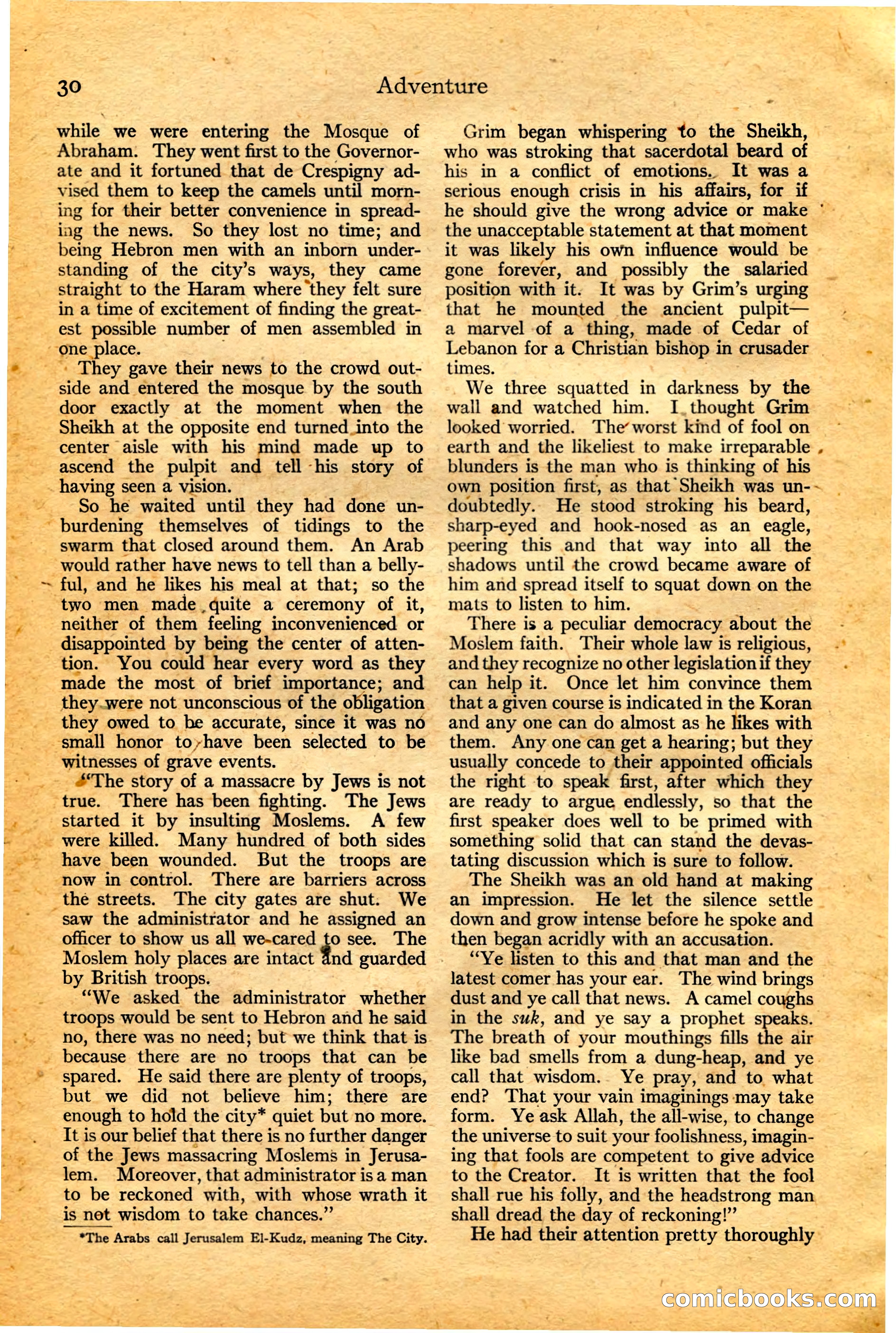Adventure, February 20, 1922 — page 32 of 196
