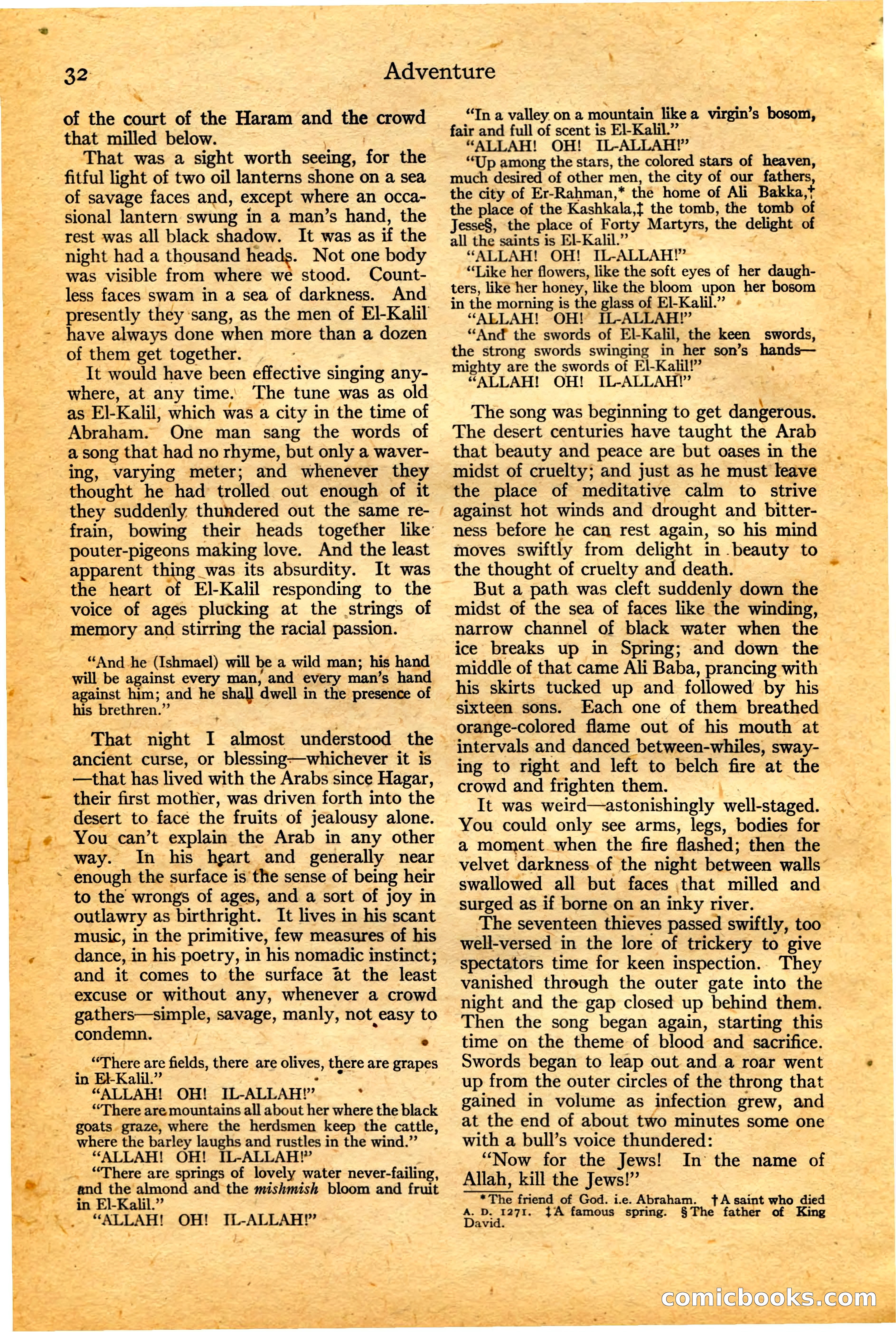 Adventure, February 20, 1922 — page 34 of 196