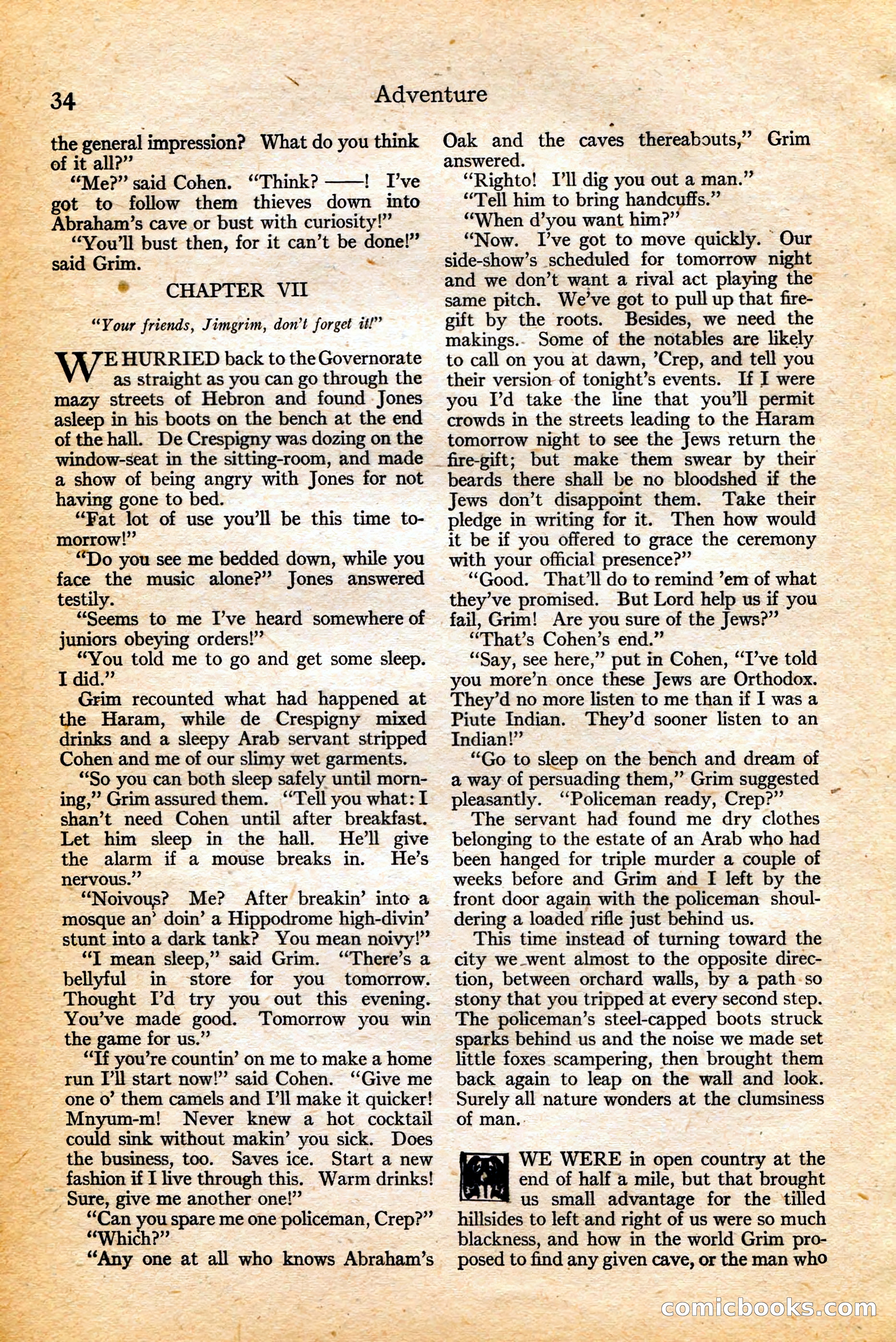 Adventure, February 20, 1922 — page 36 of 196