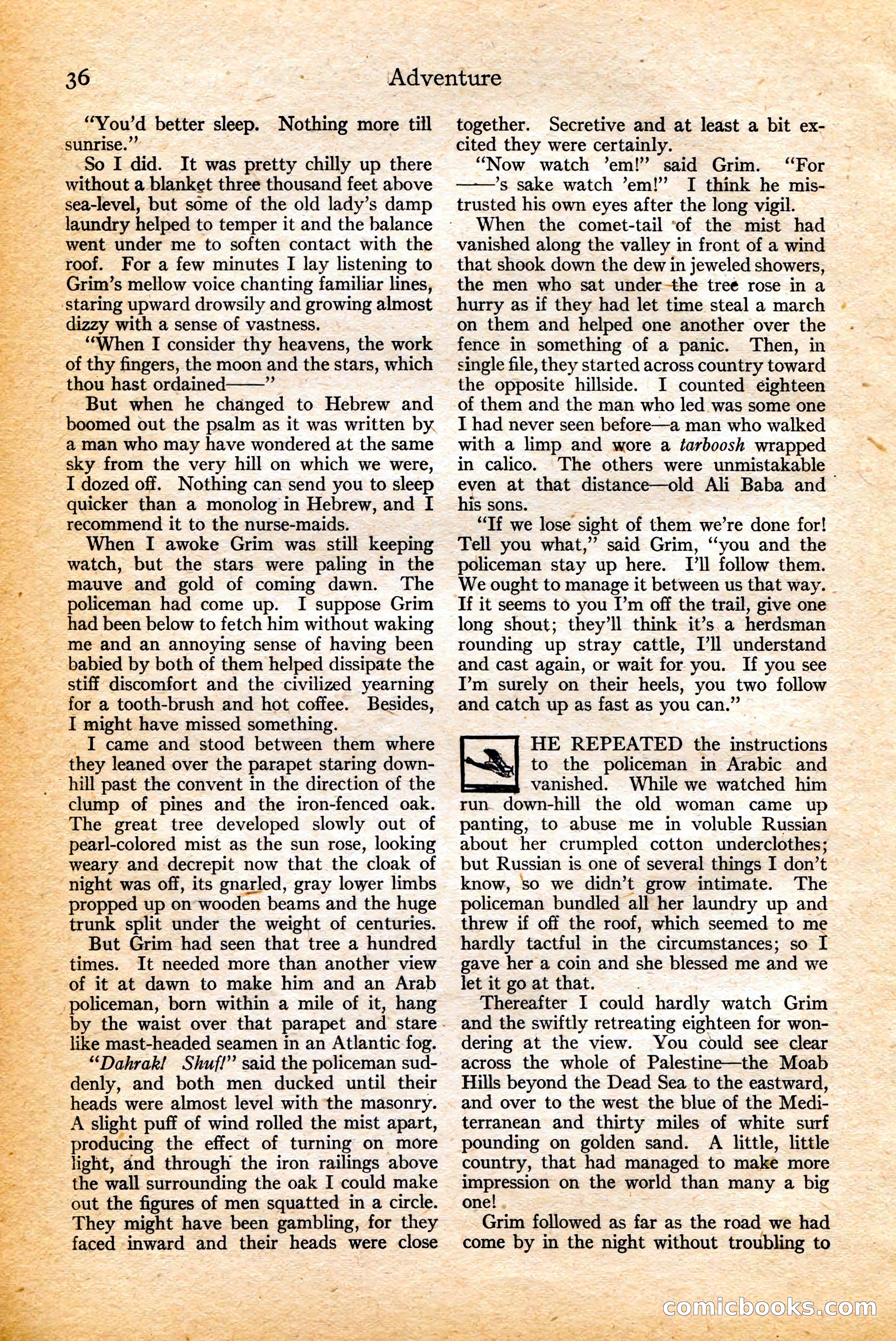 Adventure, February 20, 1922 — page 38 of 196