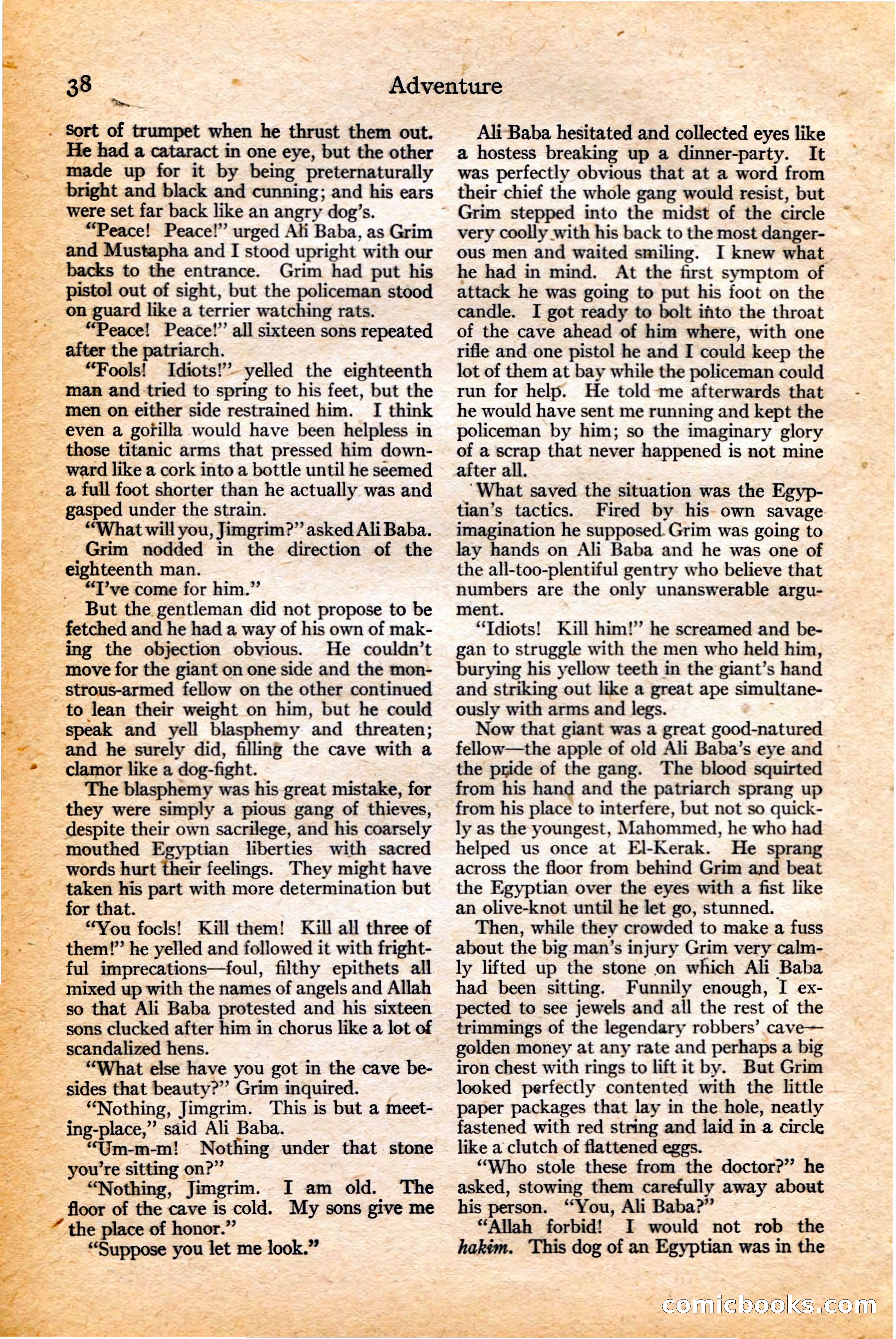 Adventure, February 20, 1922 — page 40 of 196