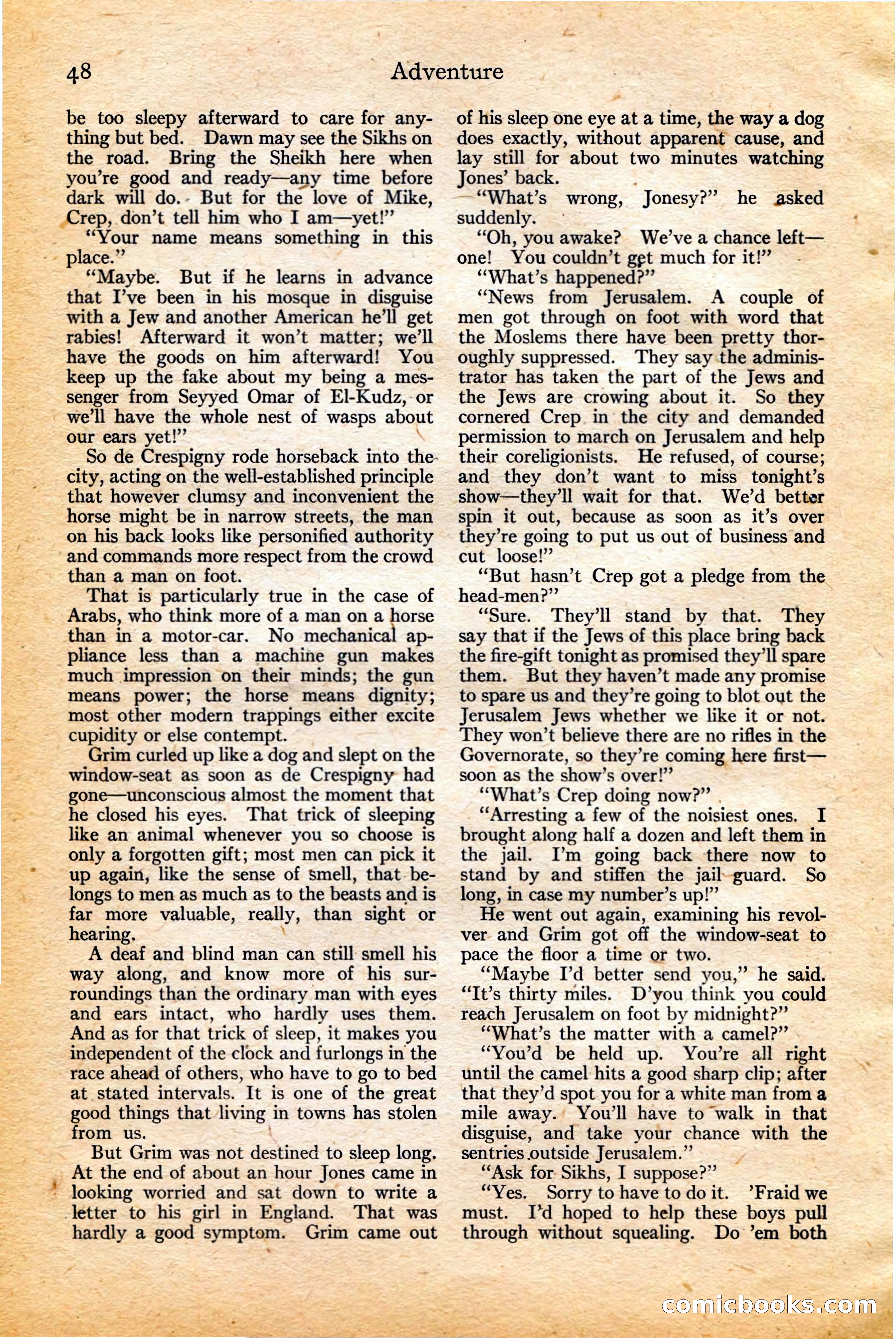 Adventure, February 20, 1922 — page 50 of 196