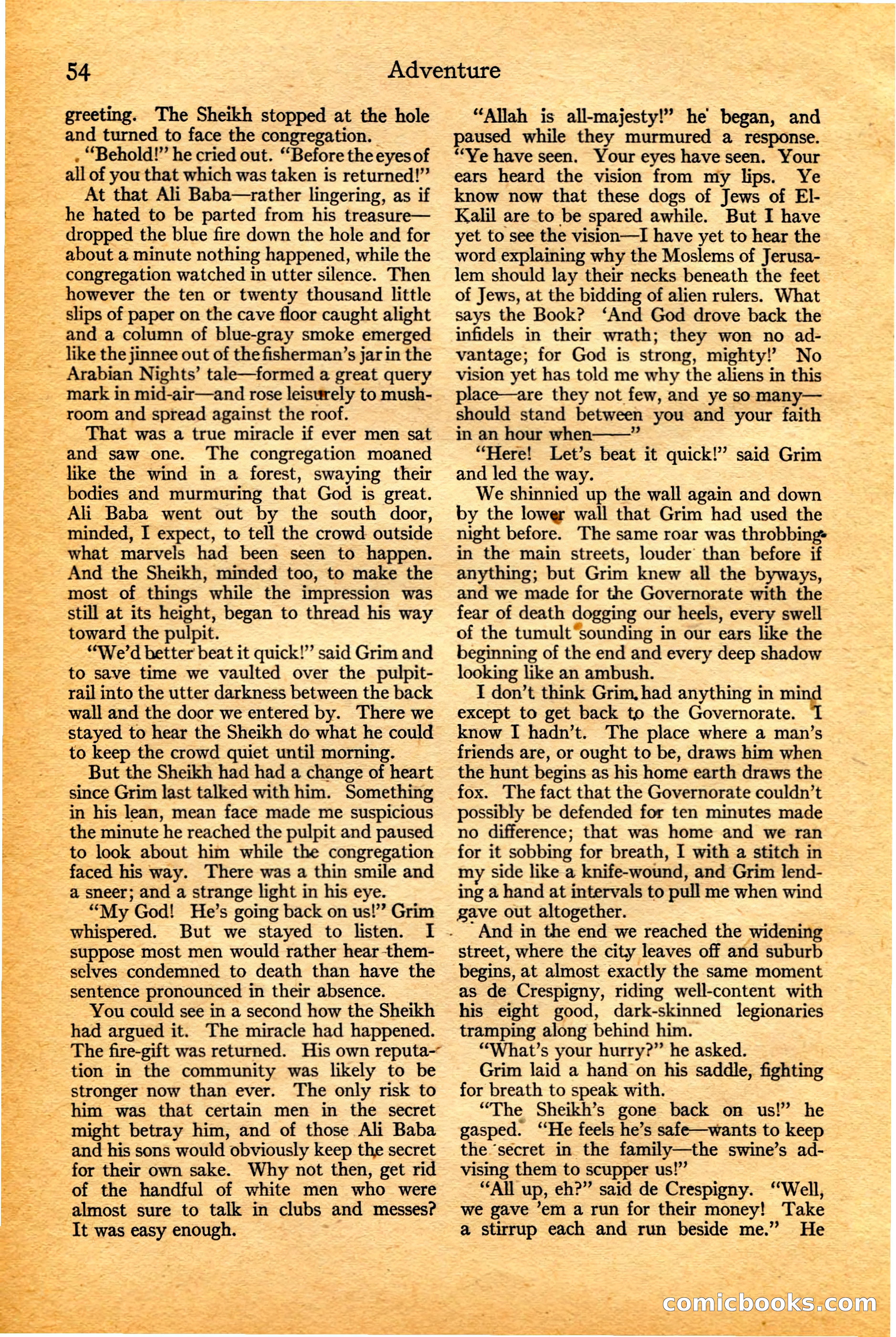 Adventure, February 20, 1922 — page 56 of 196