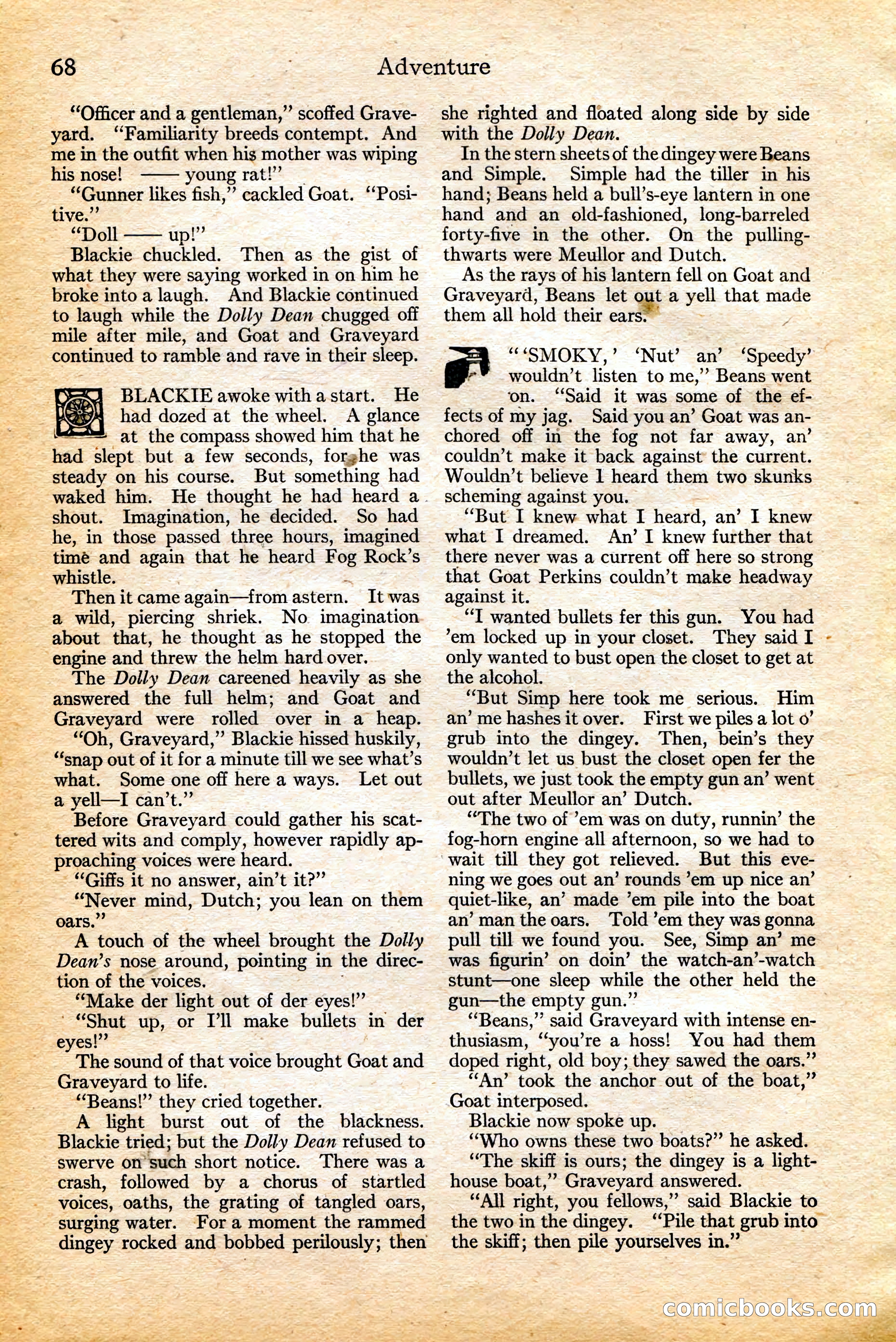Adventure, February 20, 1922 — page 70 of 196
