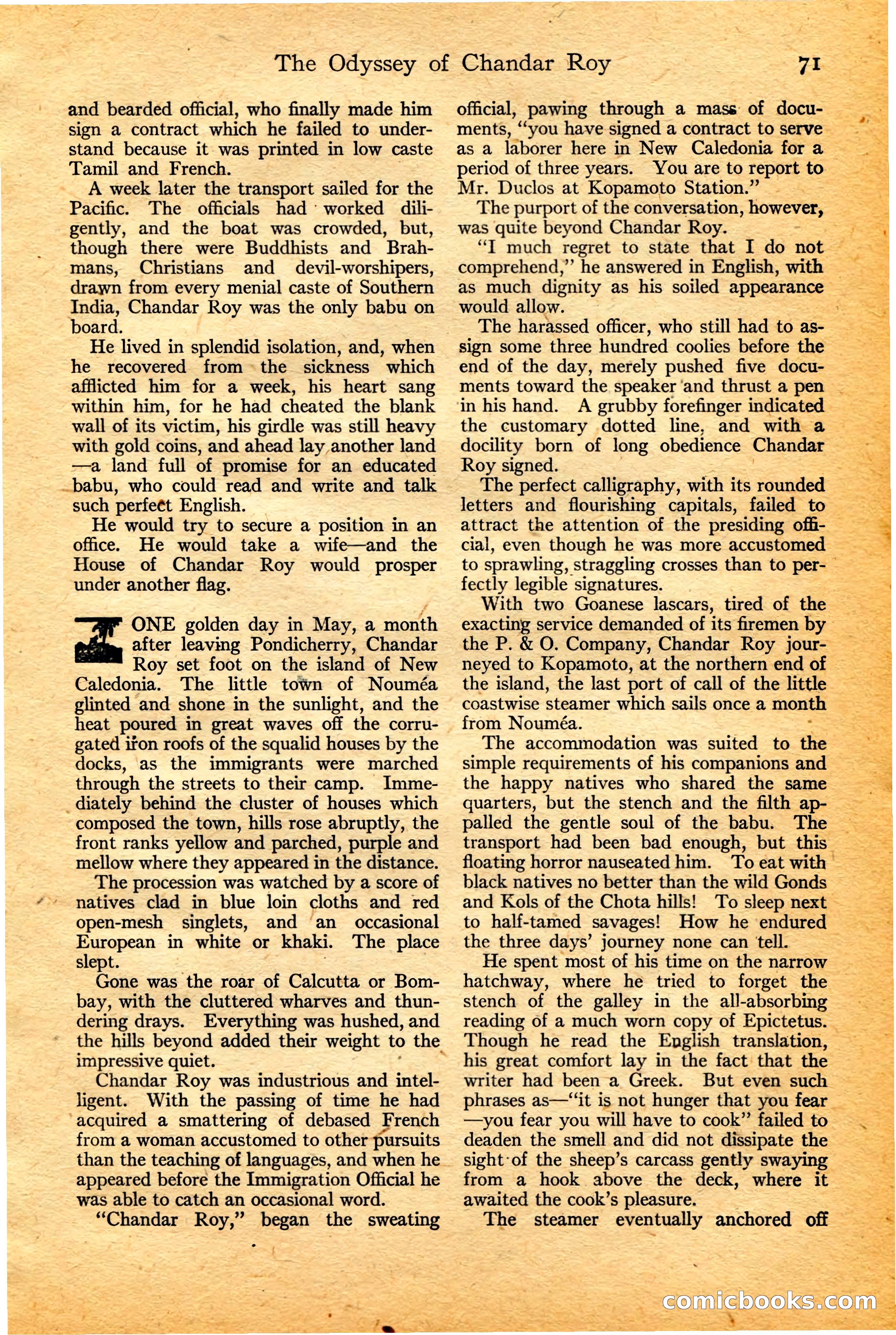 Adventure, February 20, 1922 — page 73 of 196