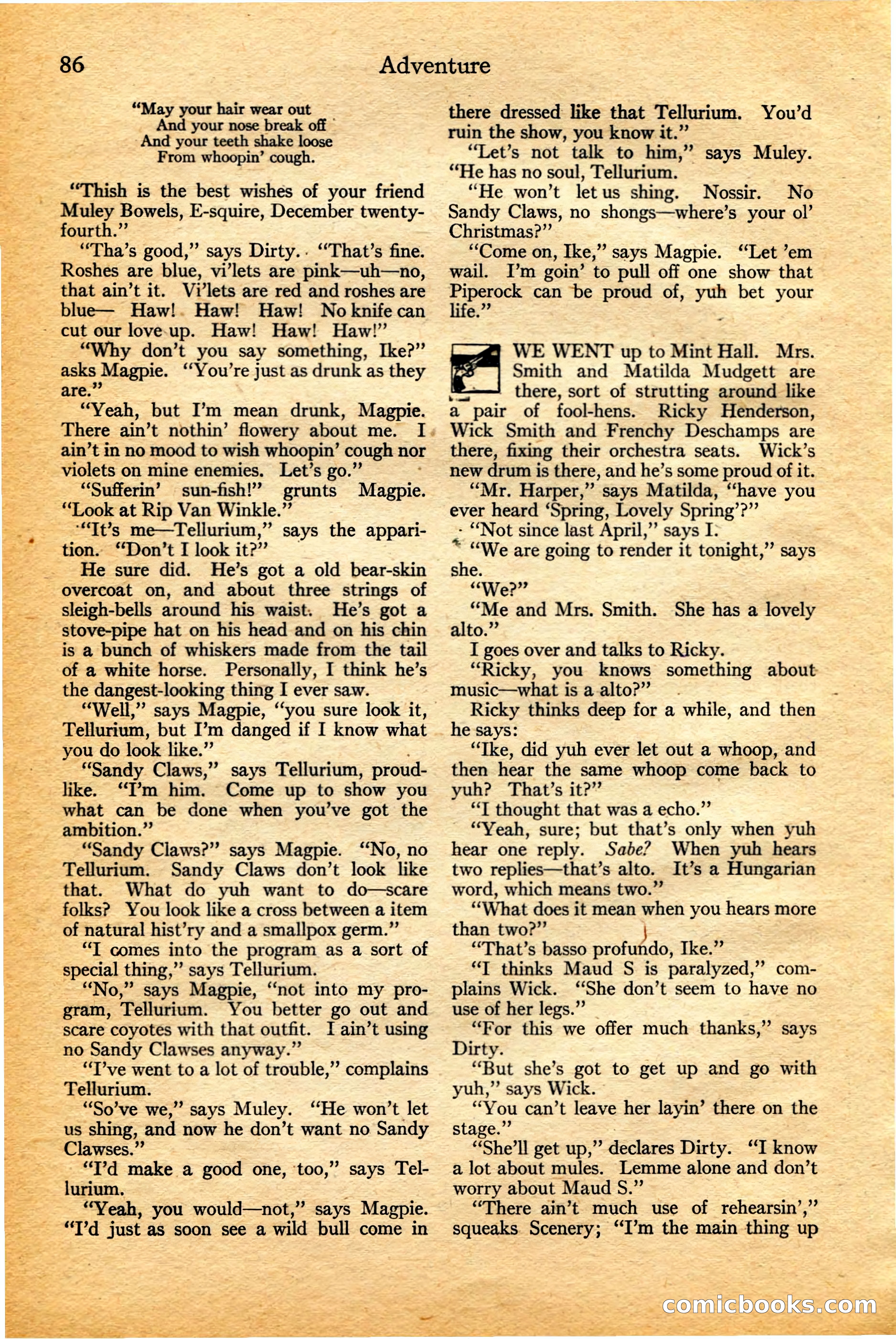 Adventure, February 20, 1922 — page 88 of 196