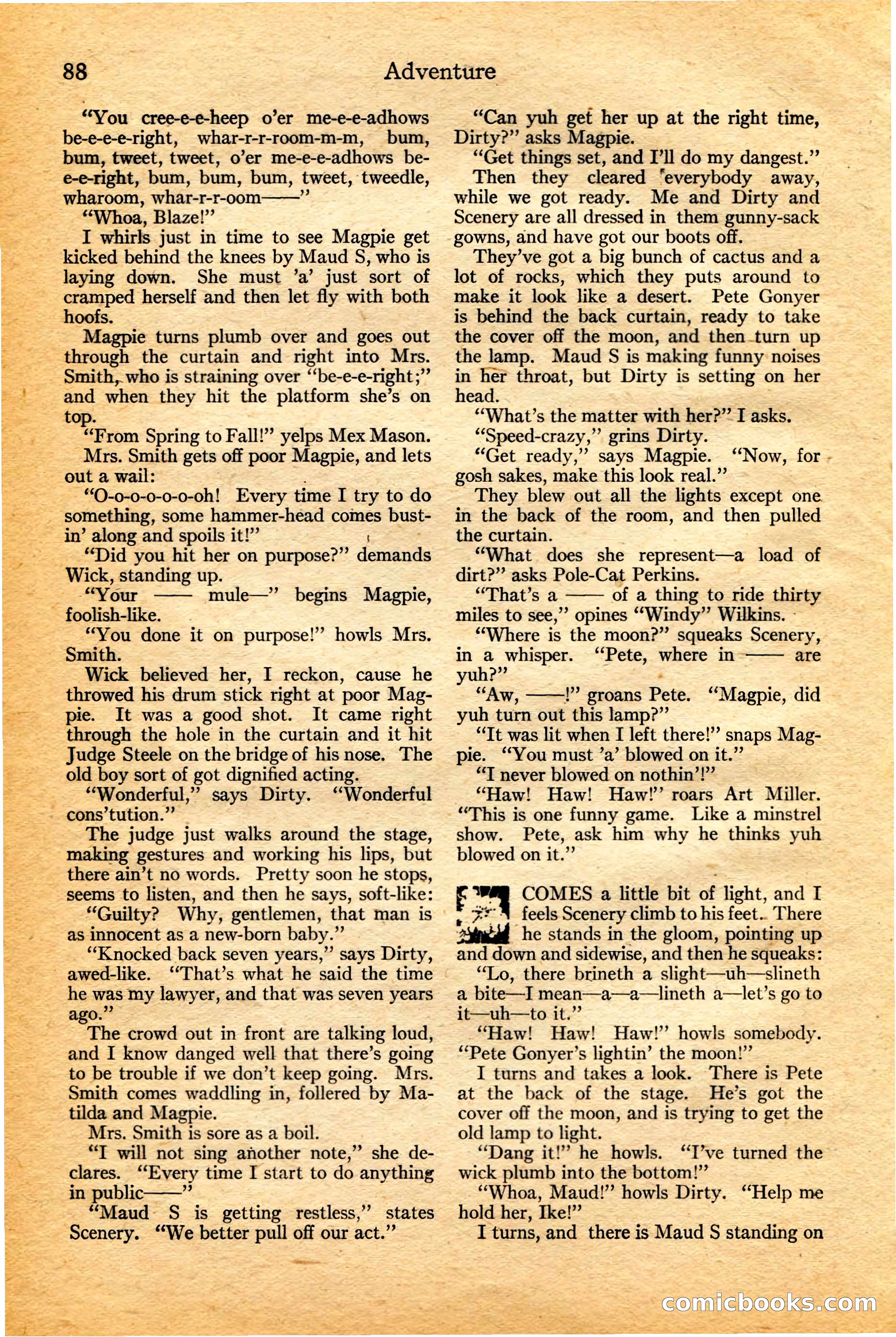 Adventure, February 20, 1922 — page 90 of 196