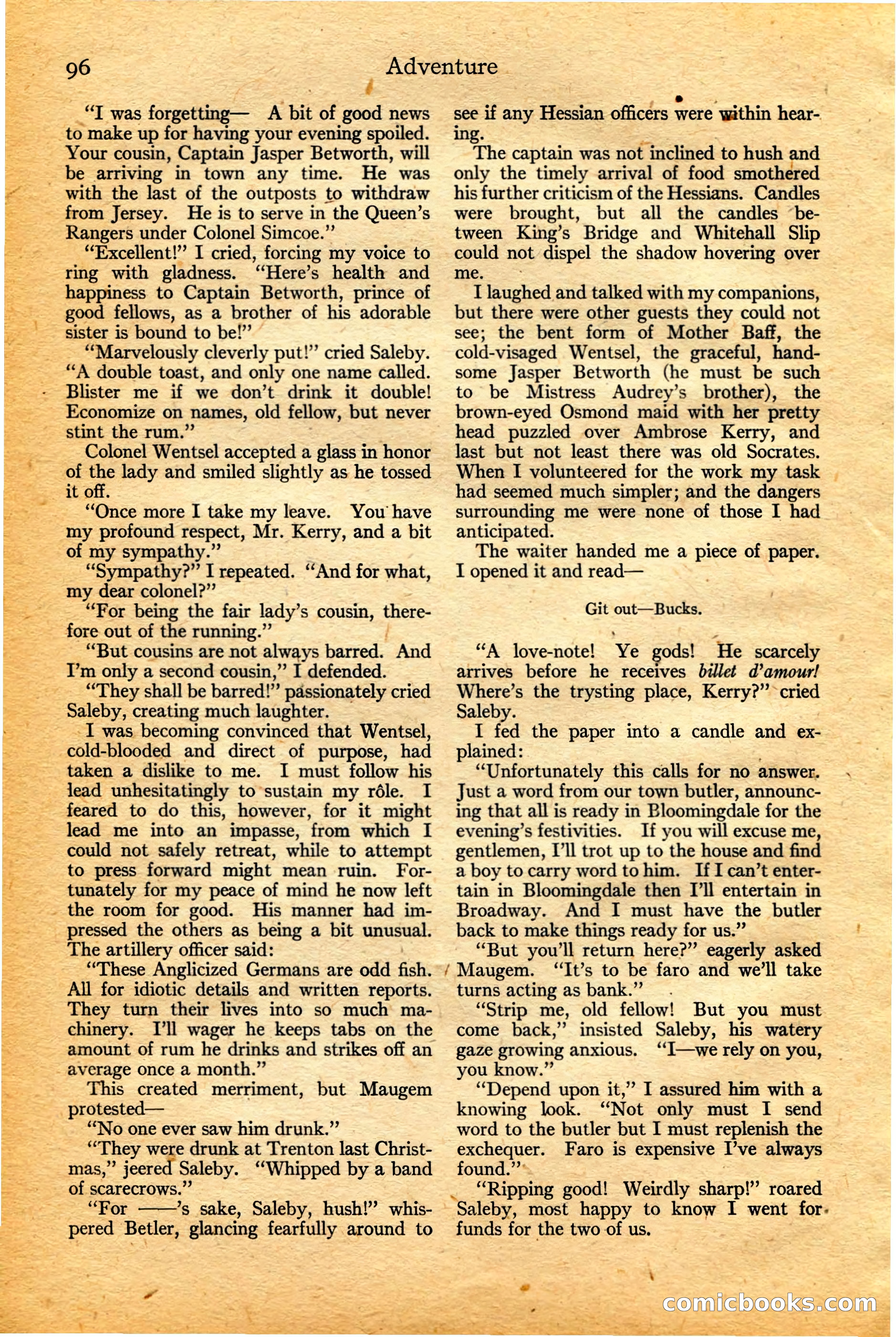 Adventure, February 20, 1922 — page 98 of 196
