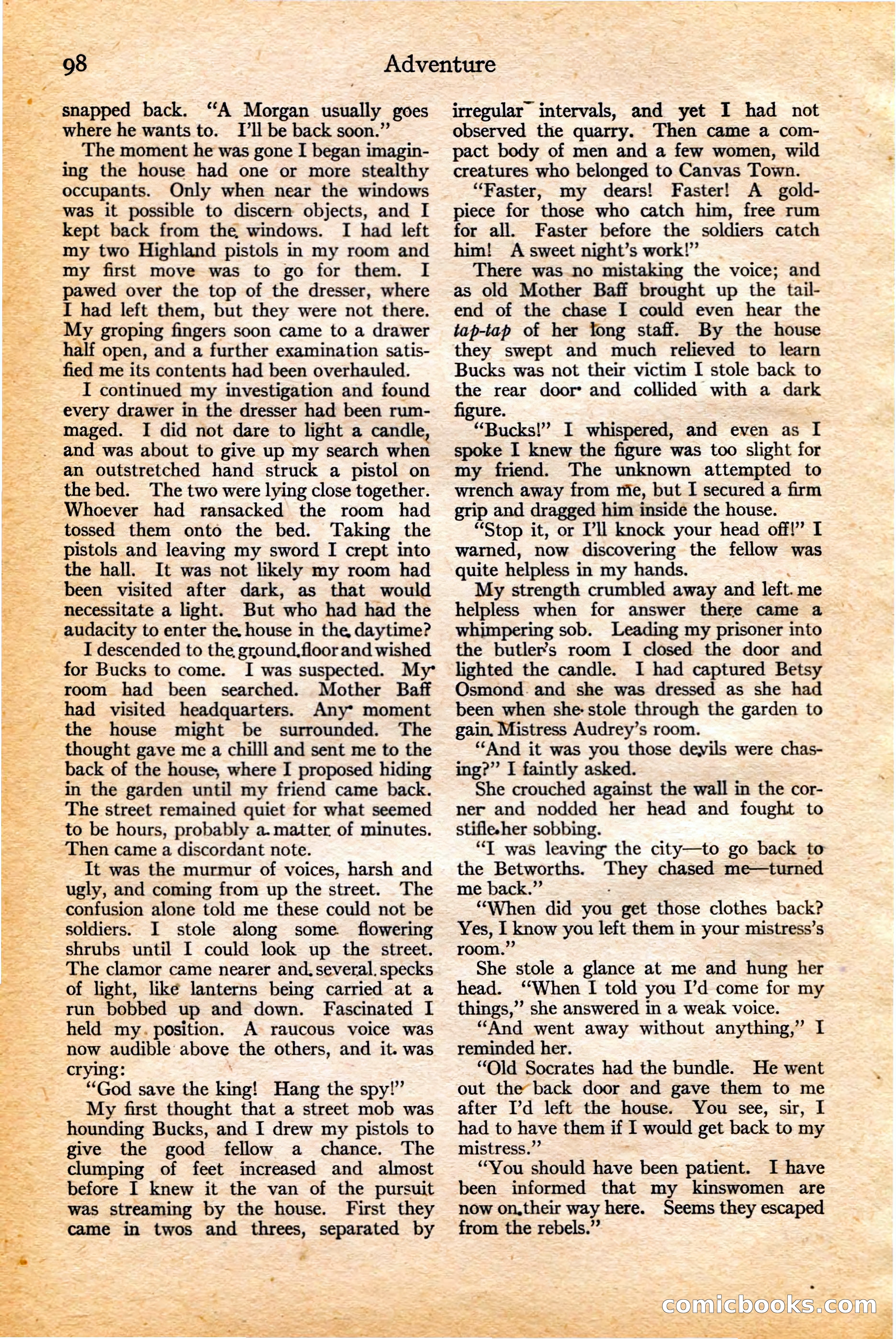 Adventure, February 20, 1922 — page 100 of 196