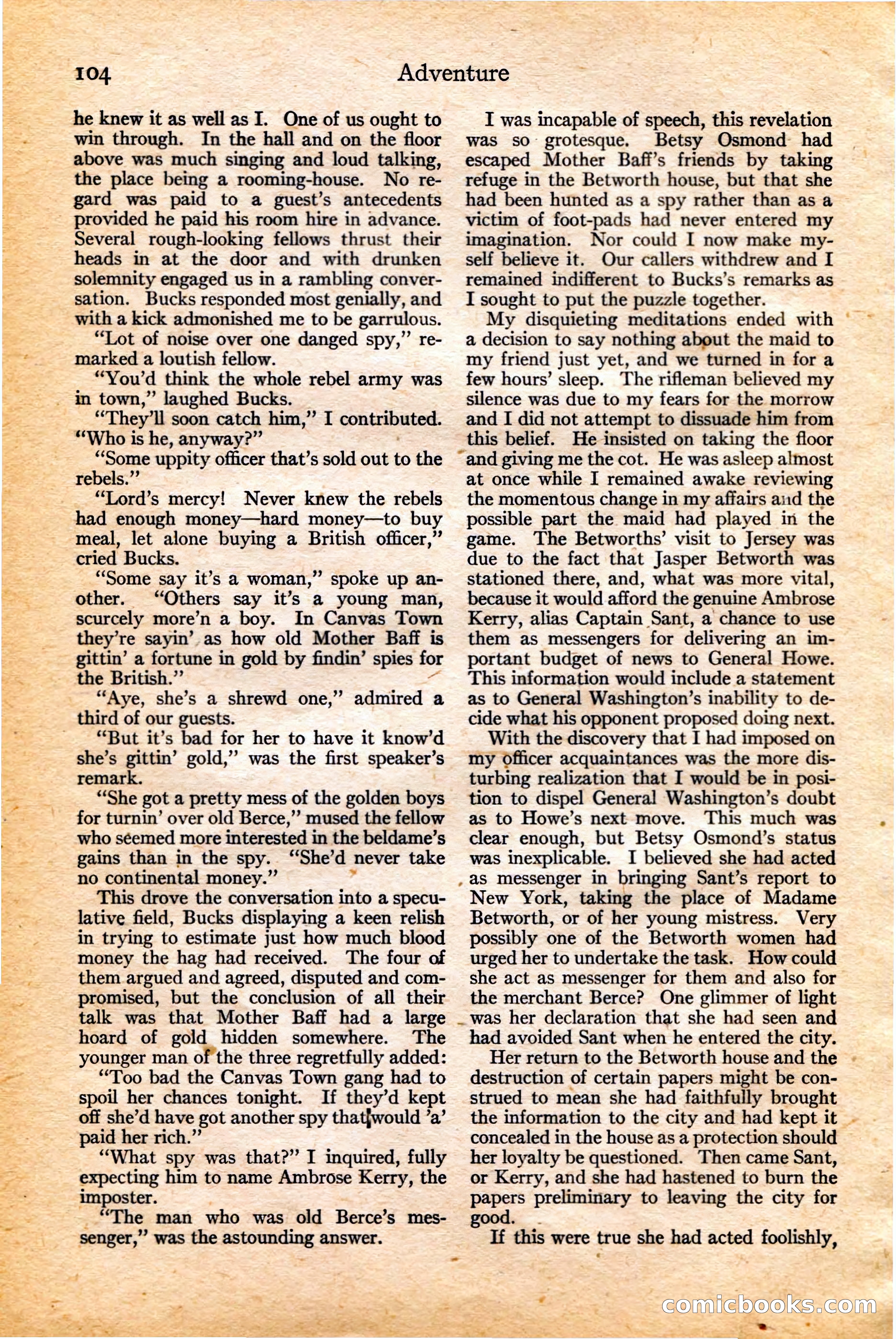 Adventure, February 20, 1922 — page 106 of 196