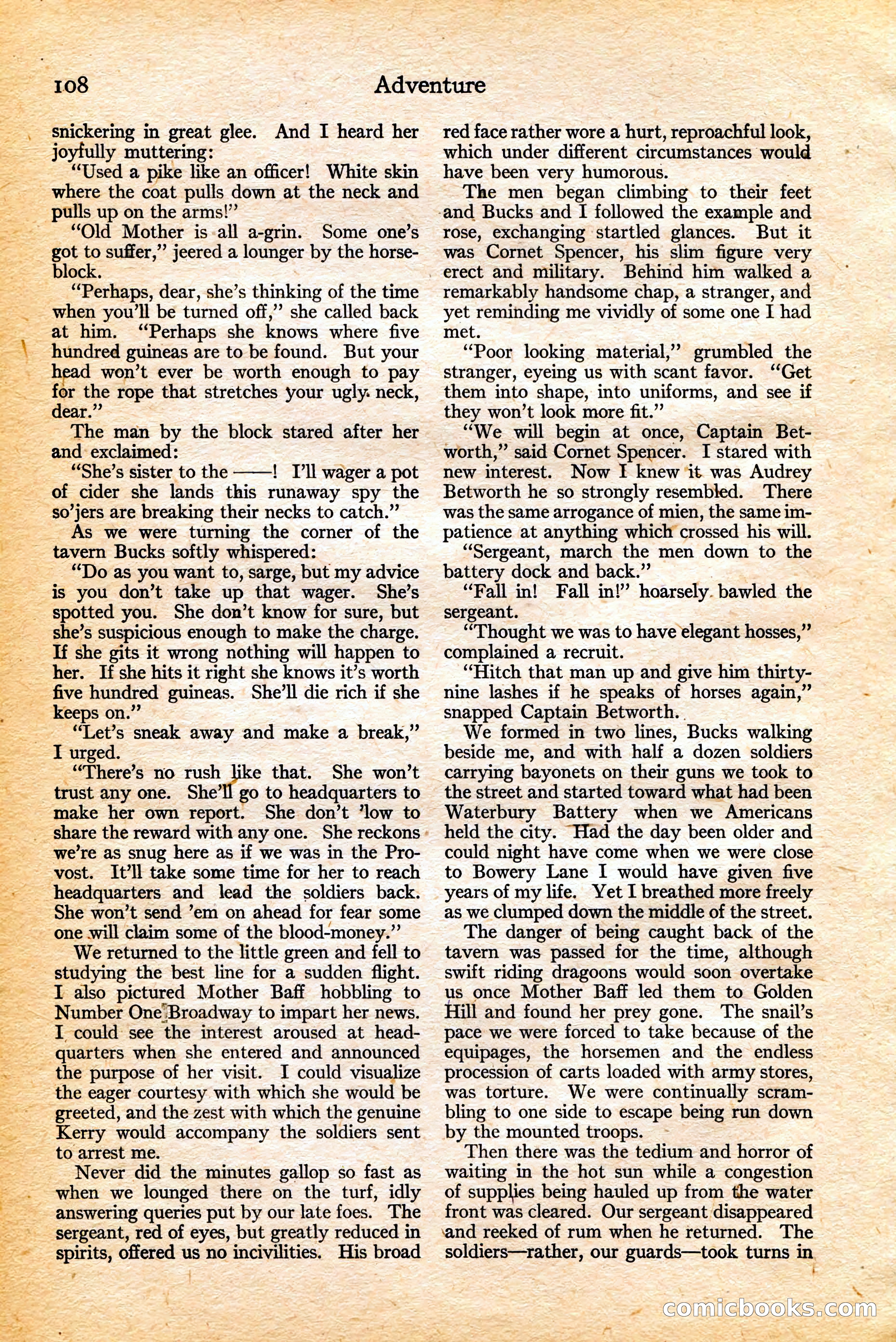Adventure, February 20, 1922 — page 110 of 196