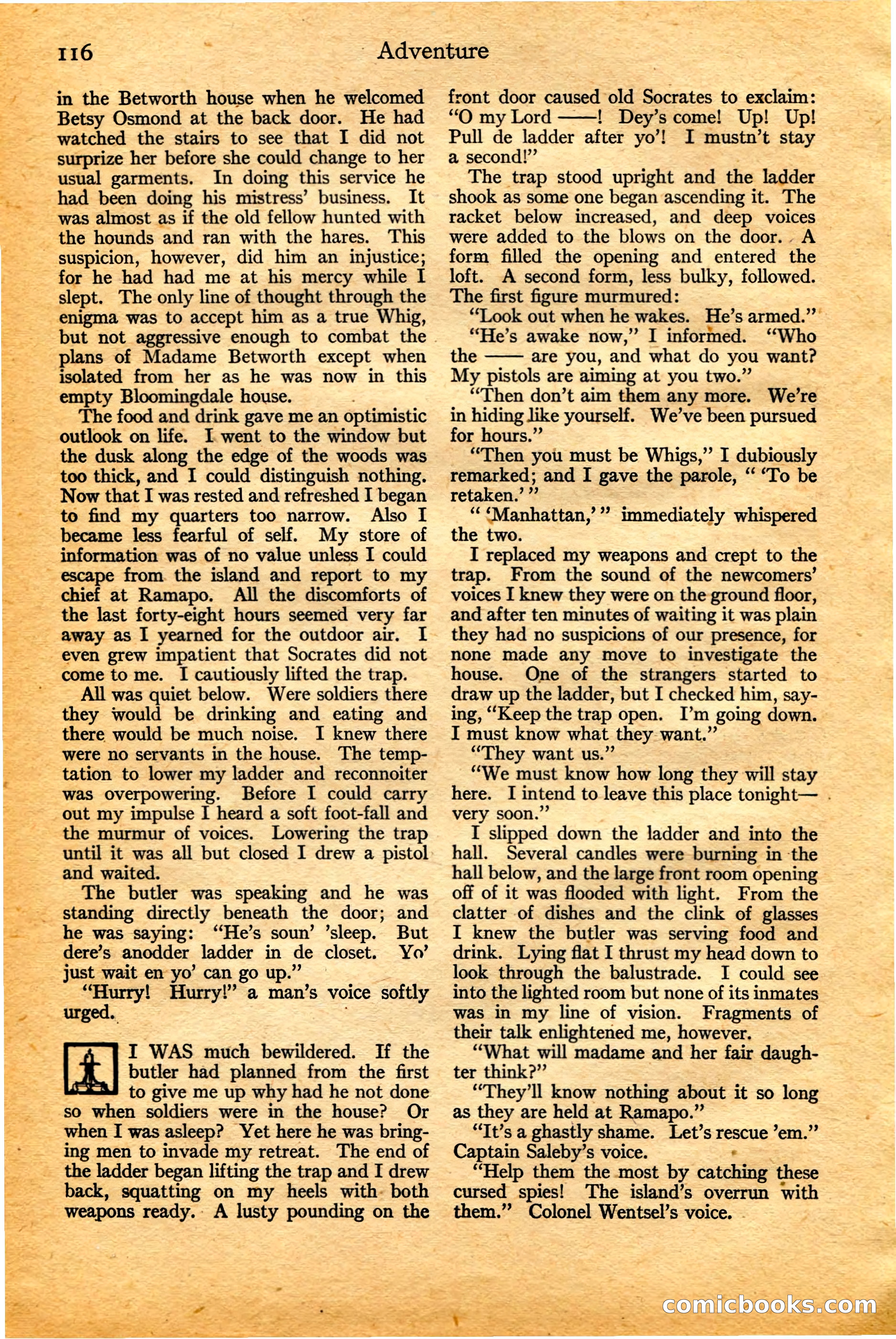 Adventure, February 20, 1922 — page 118 of 196